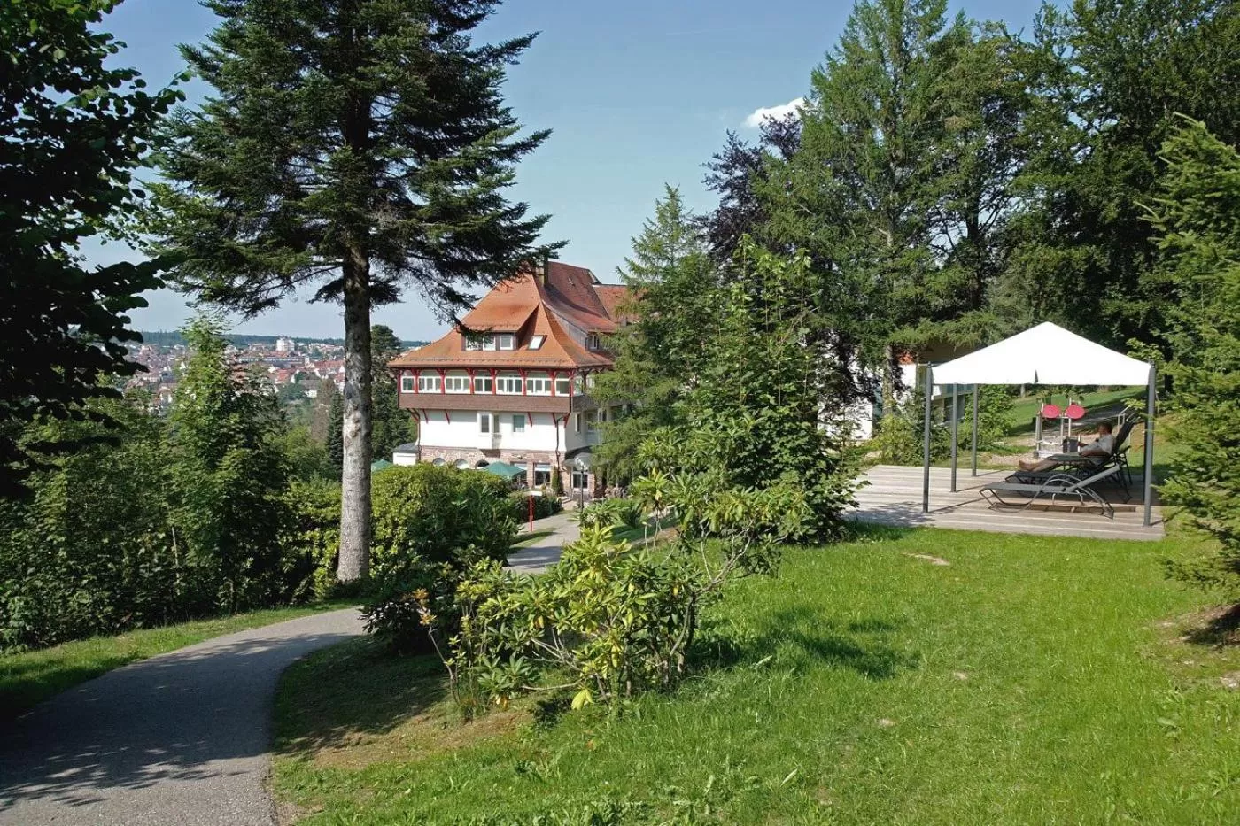 Garden in Hotel Teuchelwald