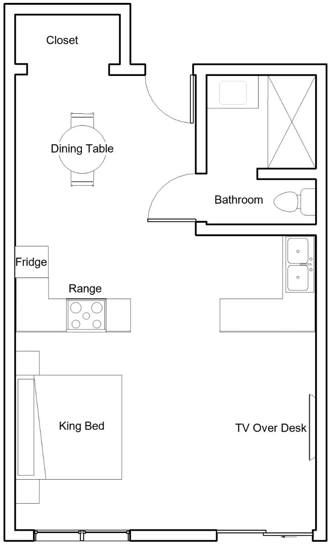Floor plan in Wiggins Pass Chalet