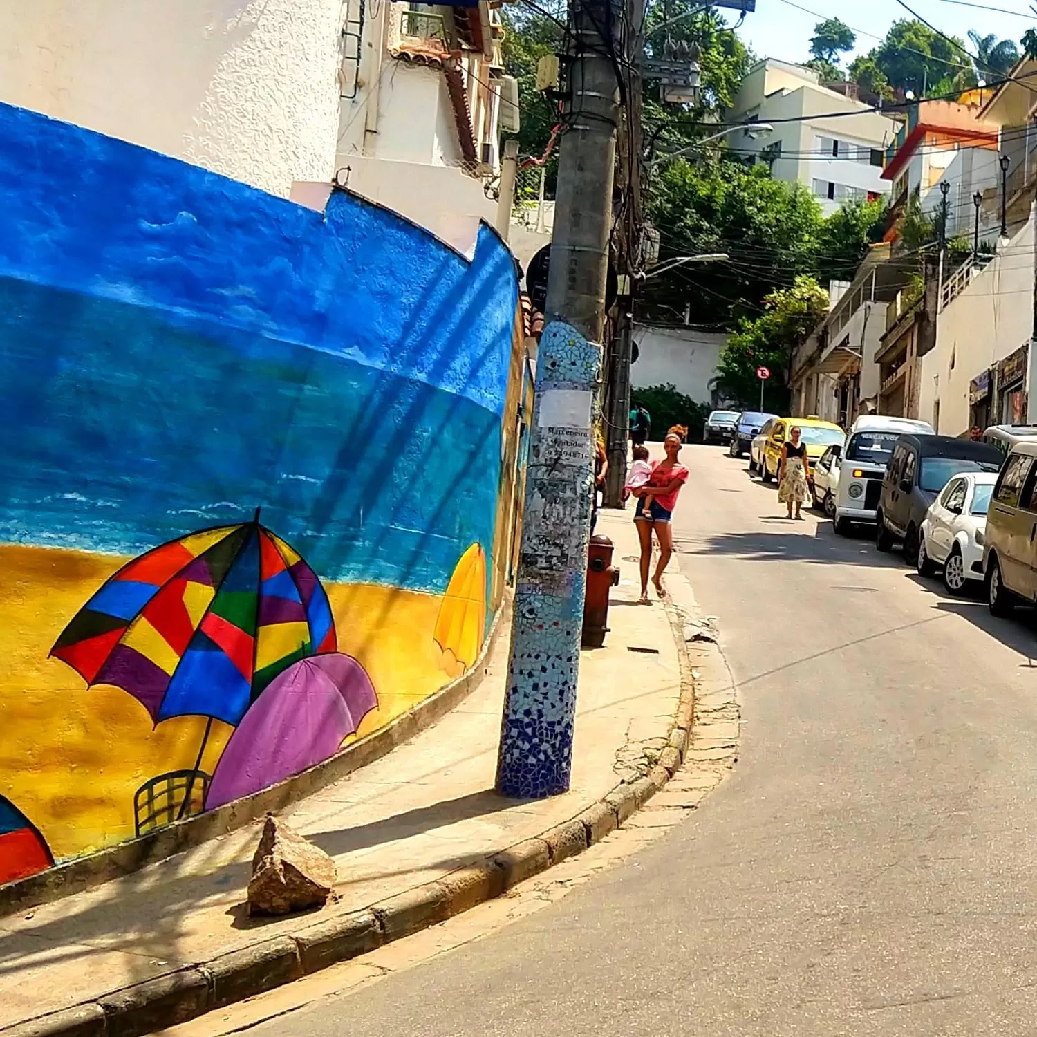 Quiet street view in Casa Babilonia