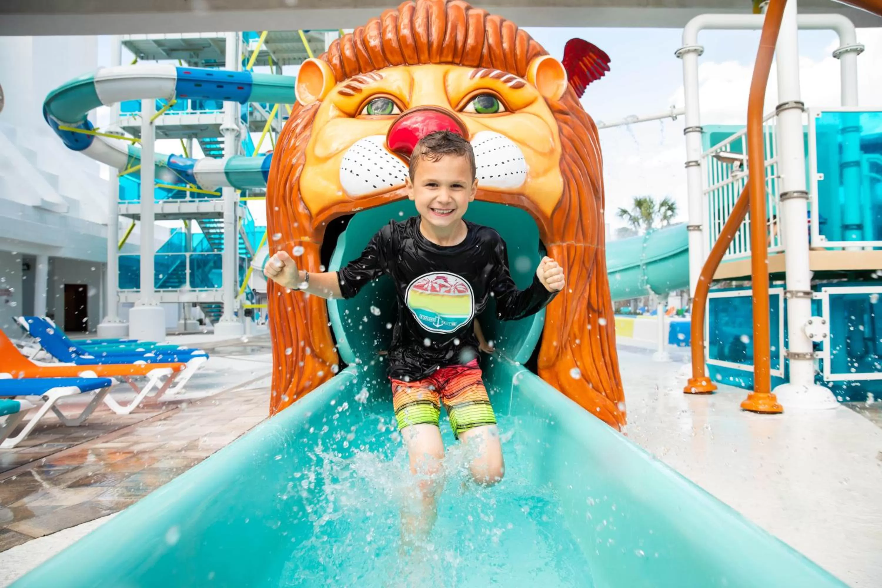 Aqua park in Landmark Resort