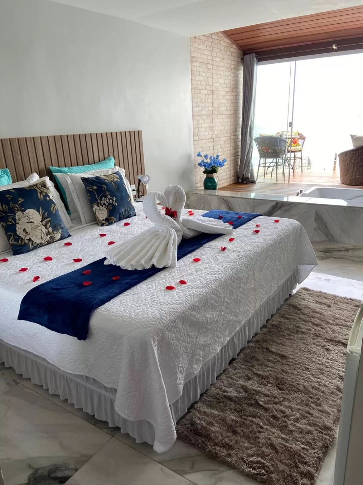 Bed in Pousada e Restaurante Vista Turquesa