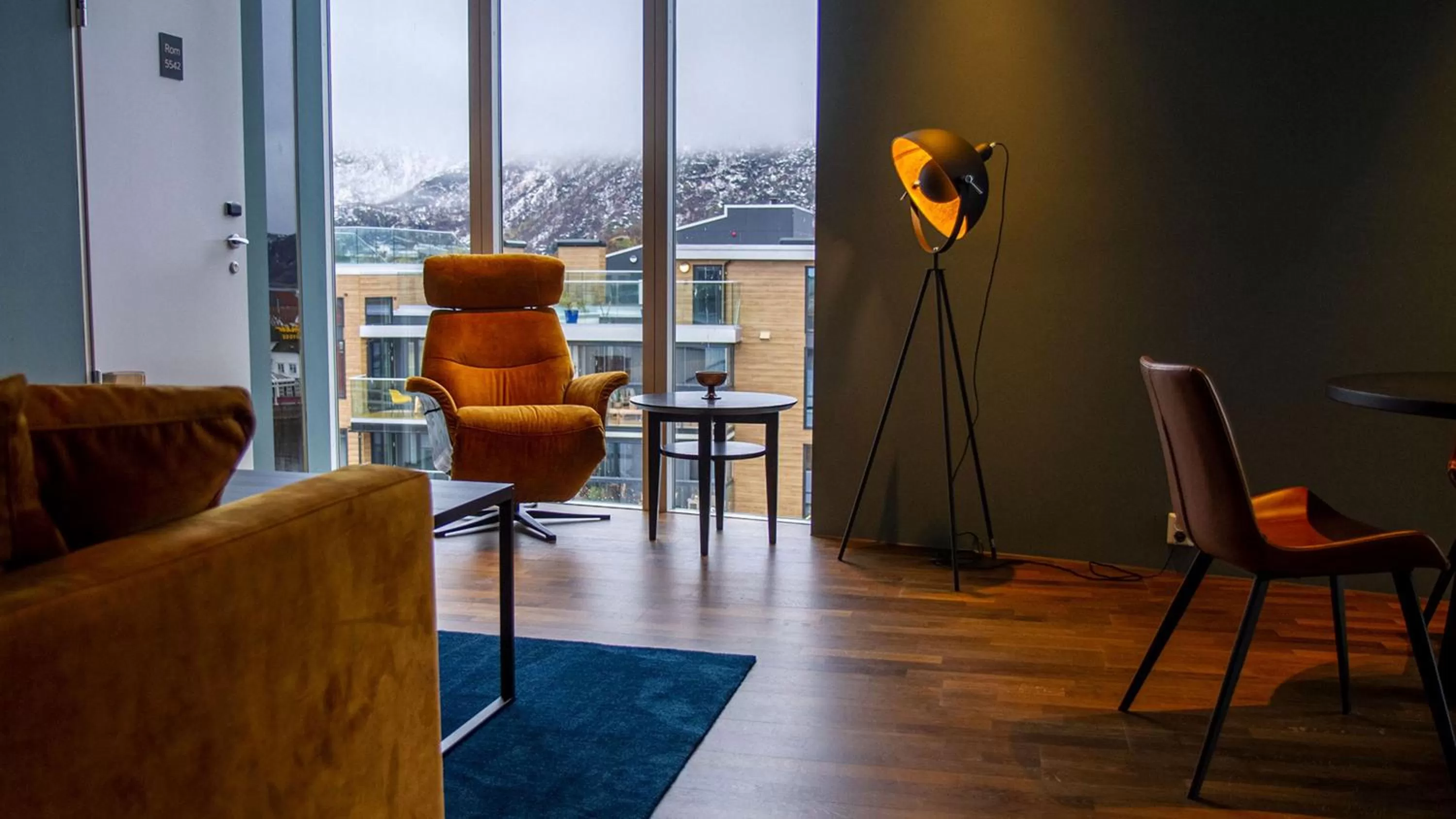 Living room in Nordis Apartments