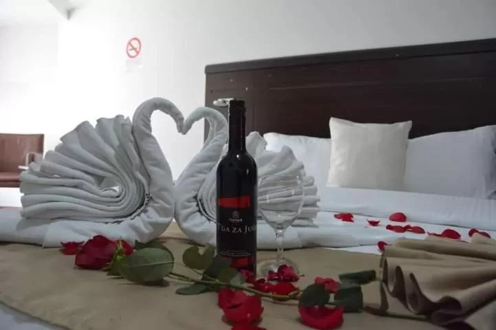 Bed in Arabella Hotel