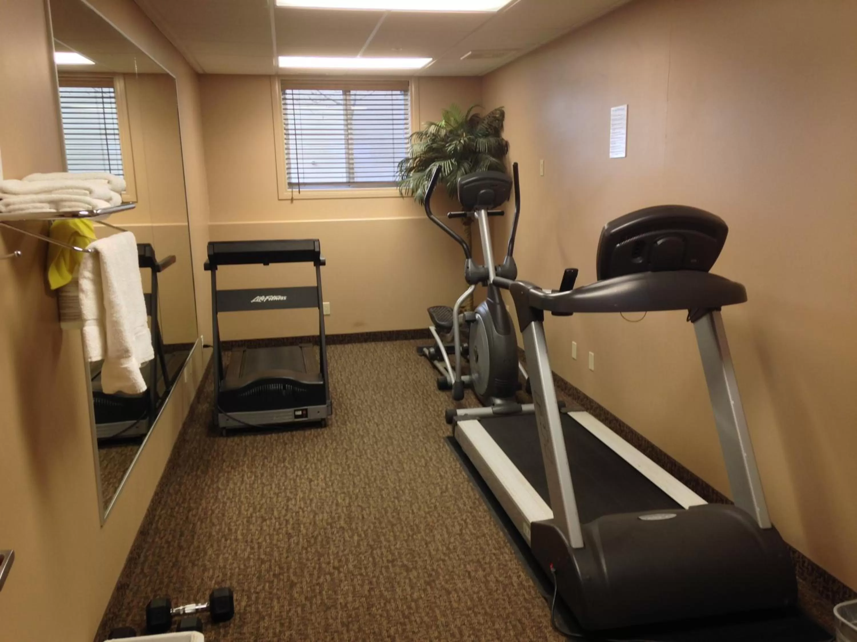 Fitness centre/facilities in Franklin Suite Hotel