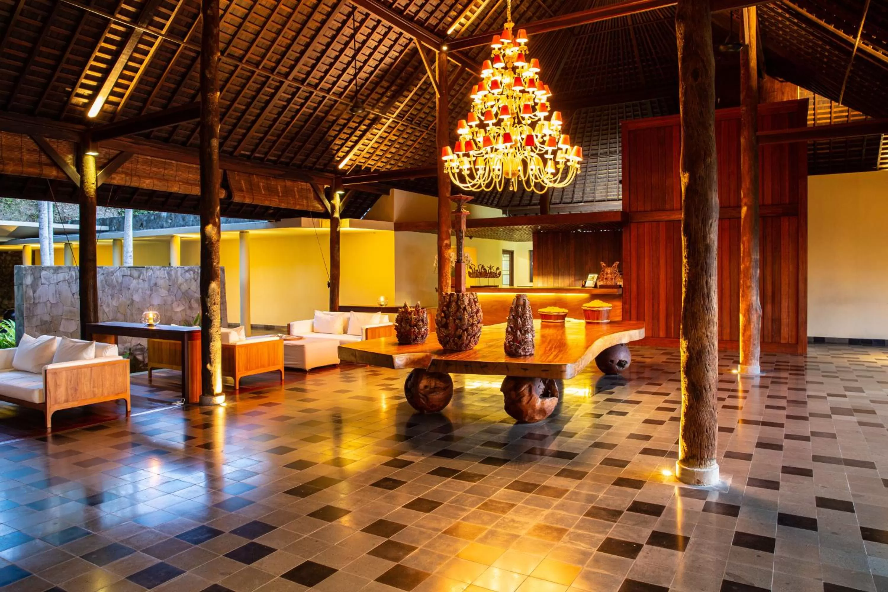 Lobby or reception, Bed in Komaneka at Bisma Ubud