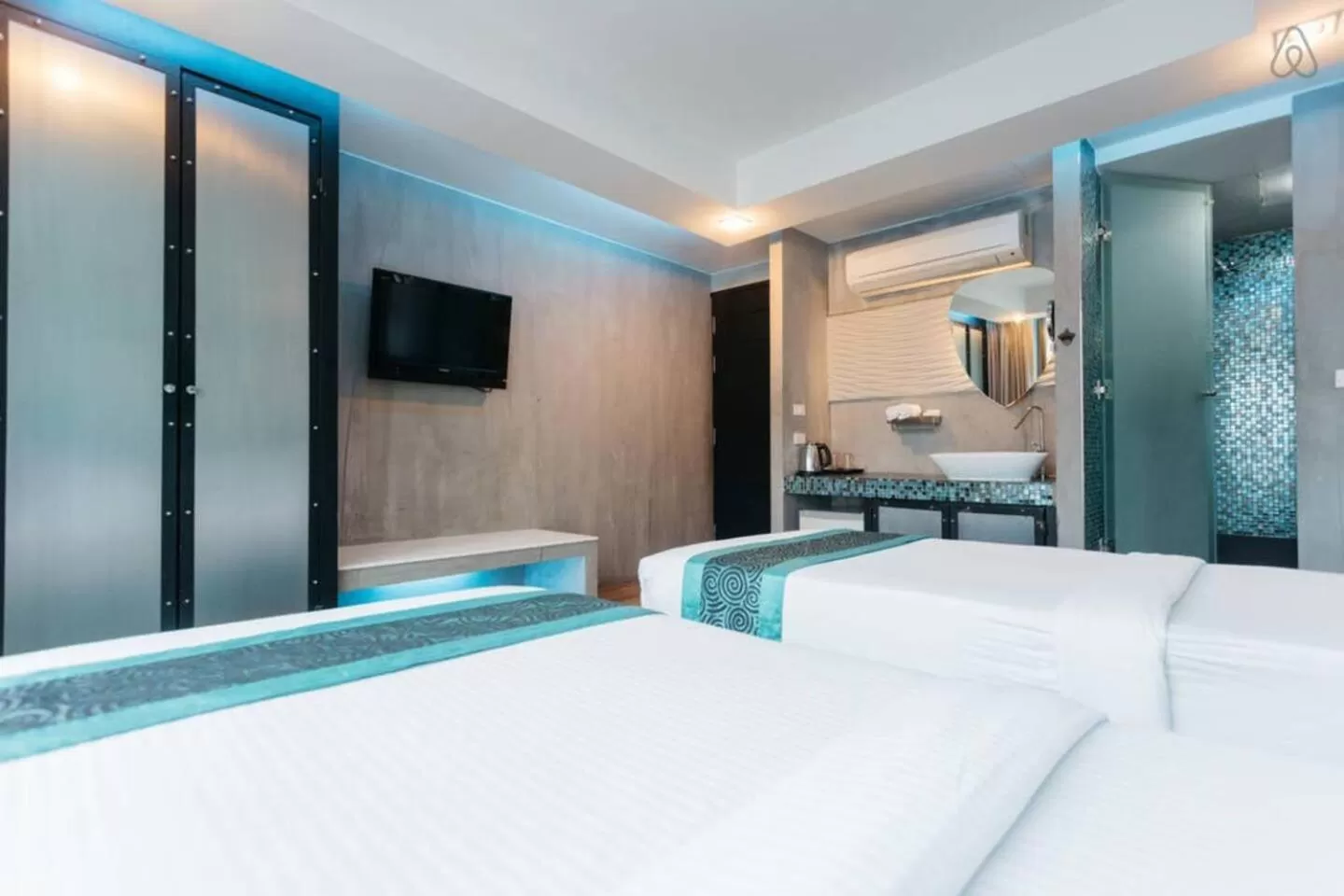 Bed in Blutique Hotel