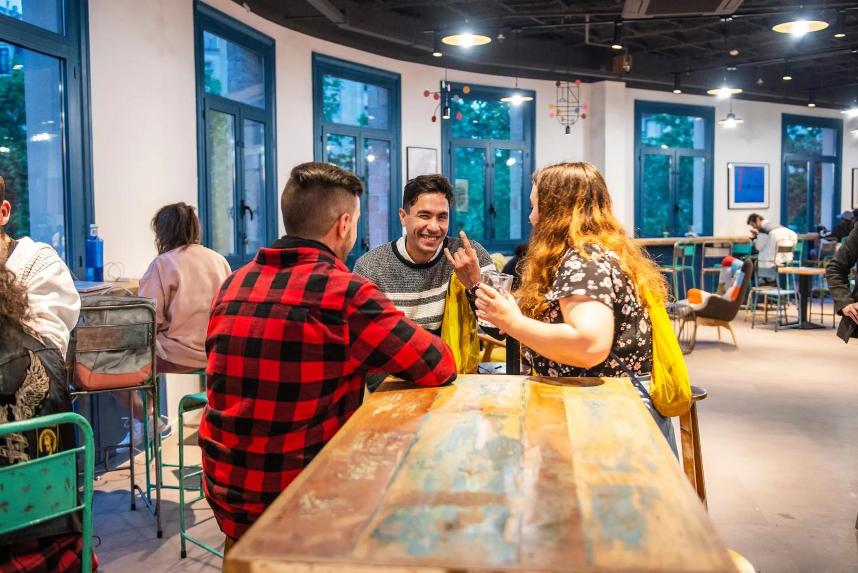 Lounge or bar in Safestay Barcelona Passeig de Gràcia