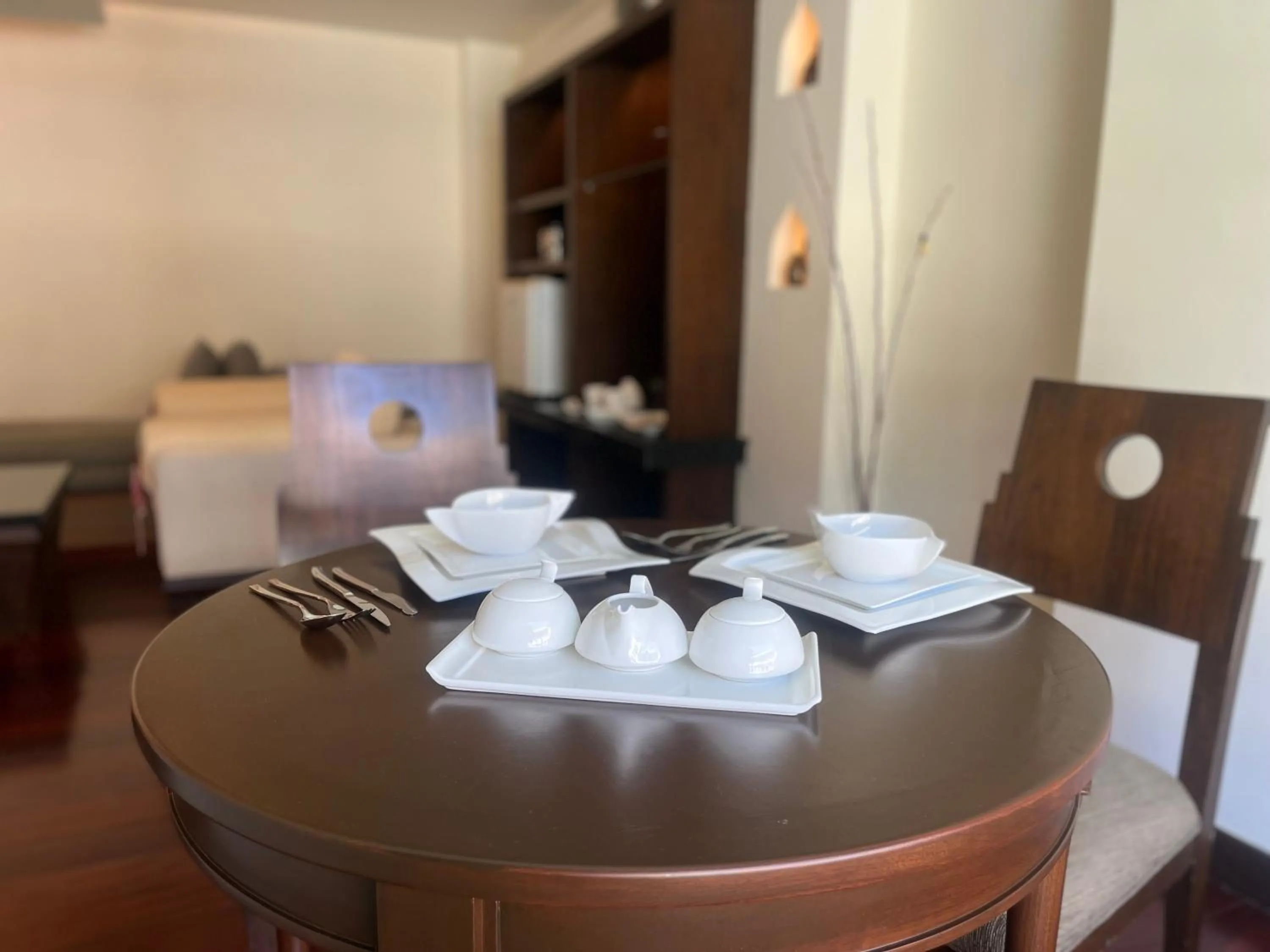 Dining area, Bed in Patong Paragon Resort & Spa SHA Extra Plus