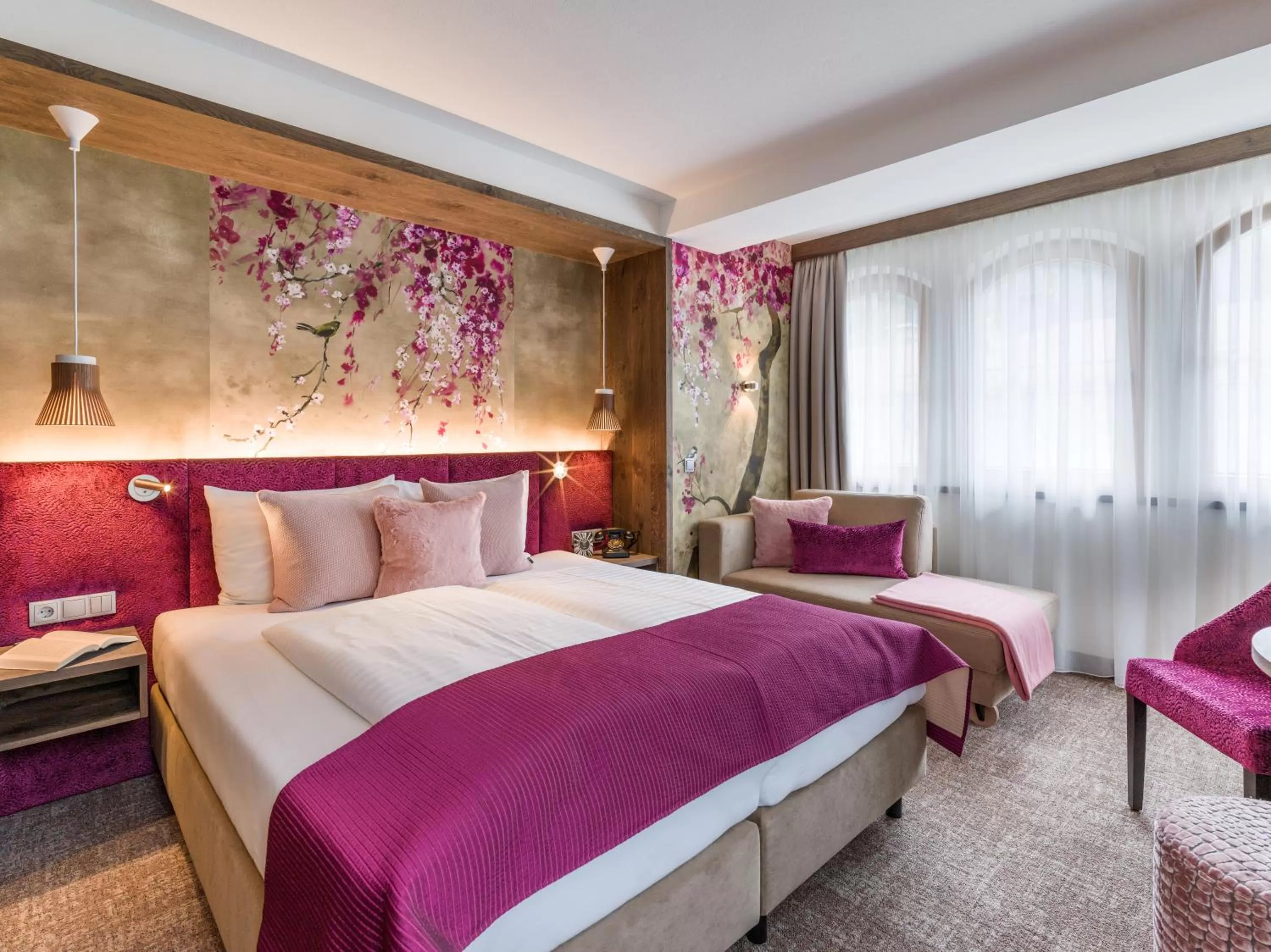 Bed in Hotel Jägerhof und Jagdhaus