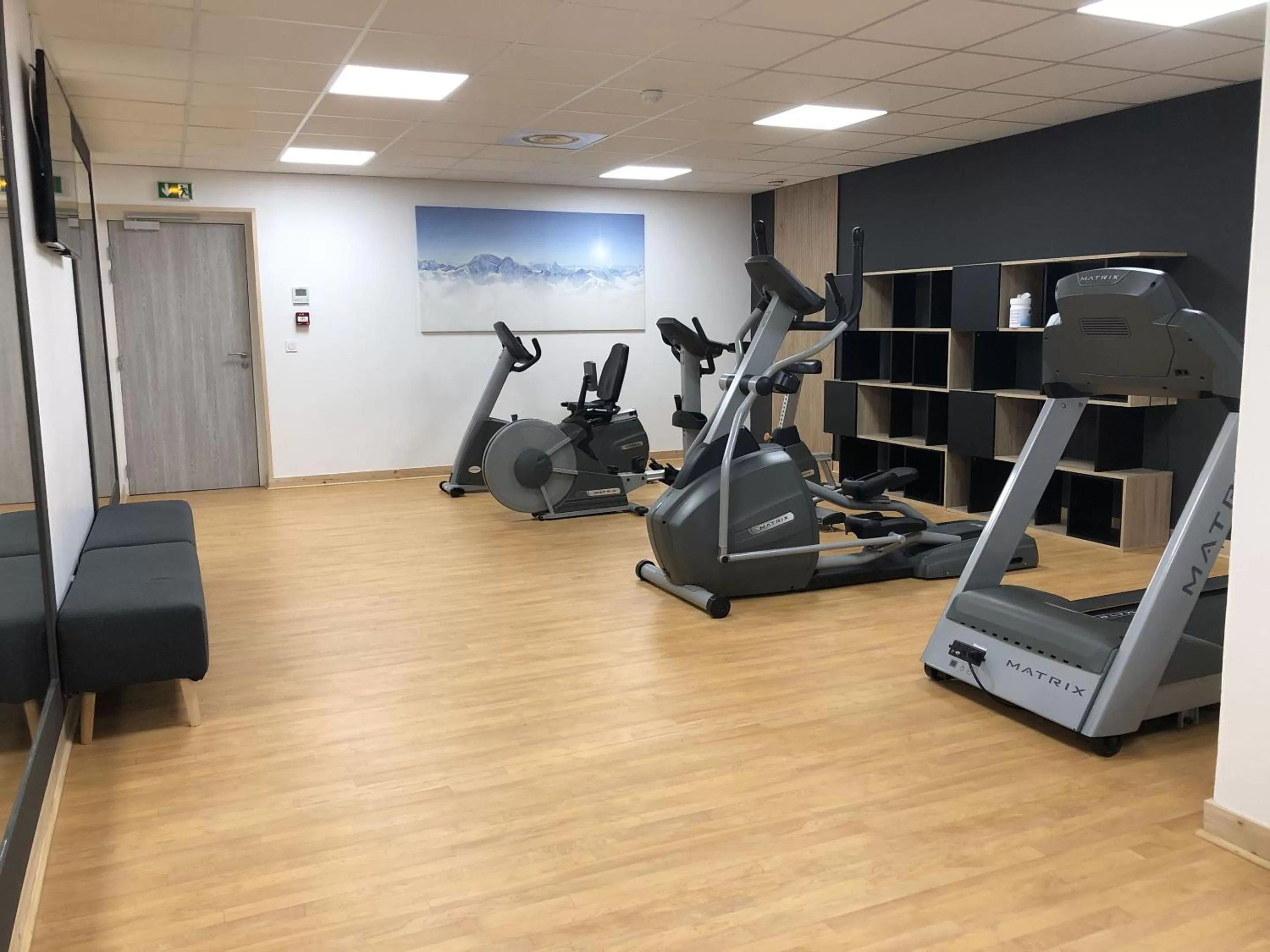 Fitness centre/facilities in Hôtel et Spa Le Chamois by Odalys