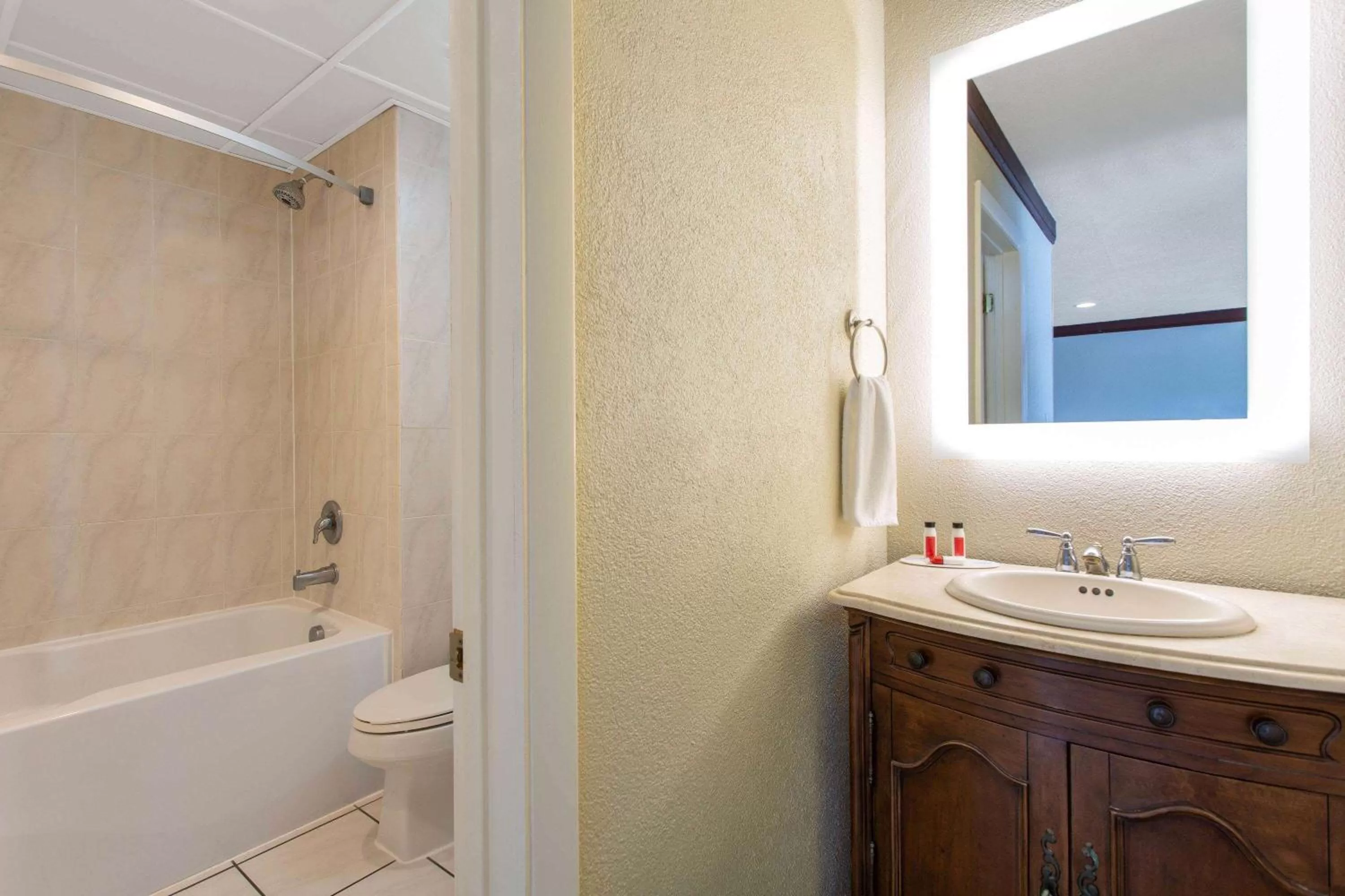 Bathroom in Days Inn by Wyndham Ocean City Oceanfront