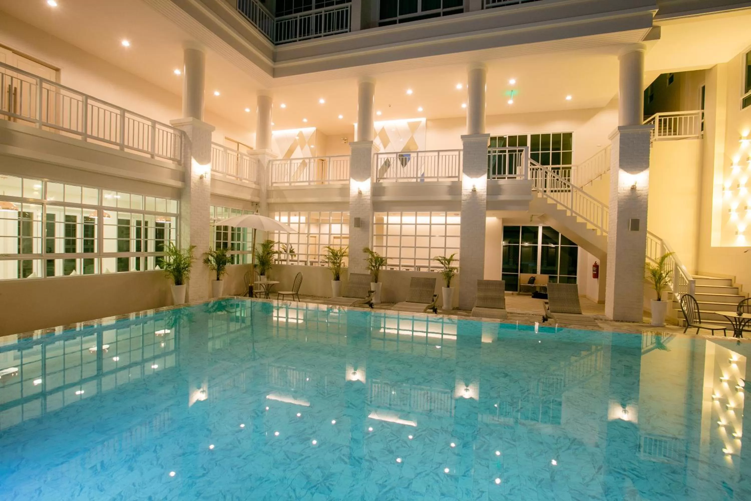 Pool view in De Hug Hotel & Residence