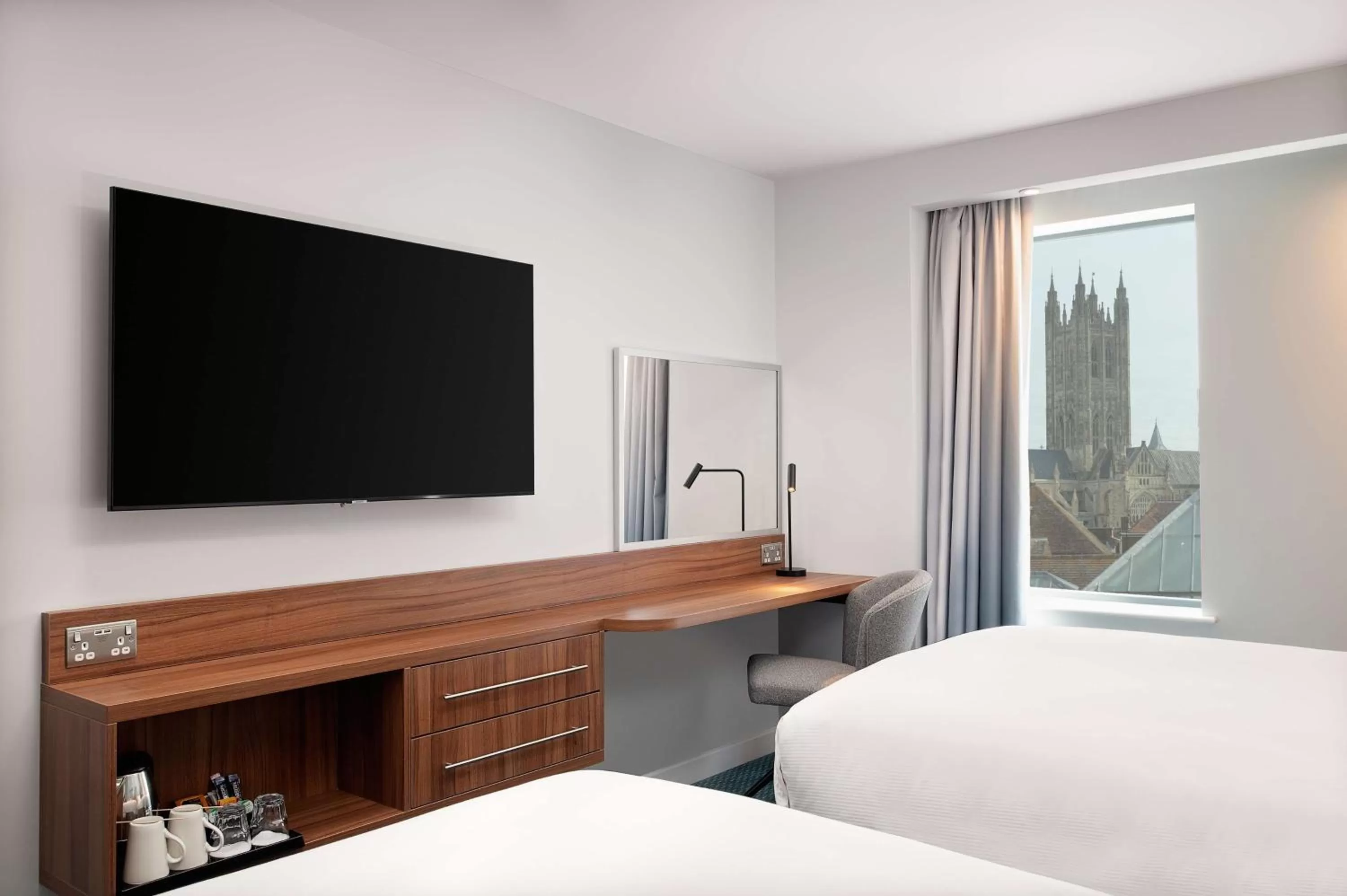 View (from property/room), Bed in Hampton by Hilton Canterbury