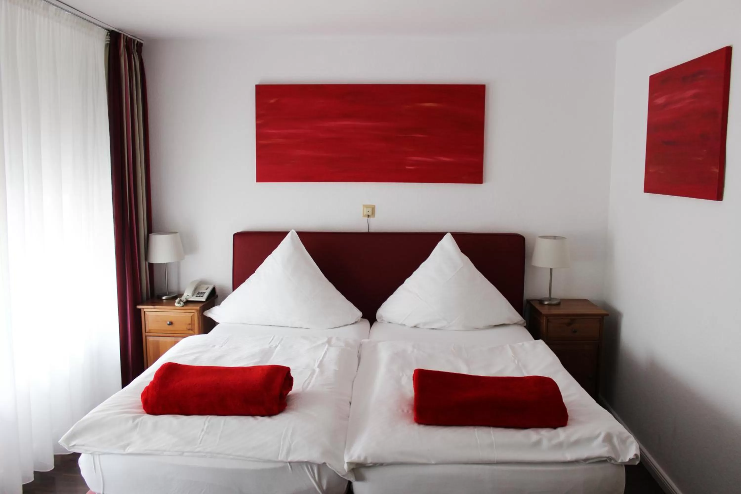 Bed in Hotel im Kupferkessel