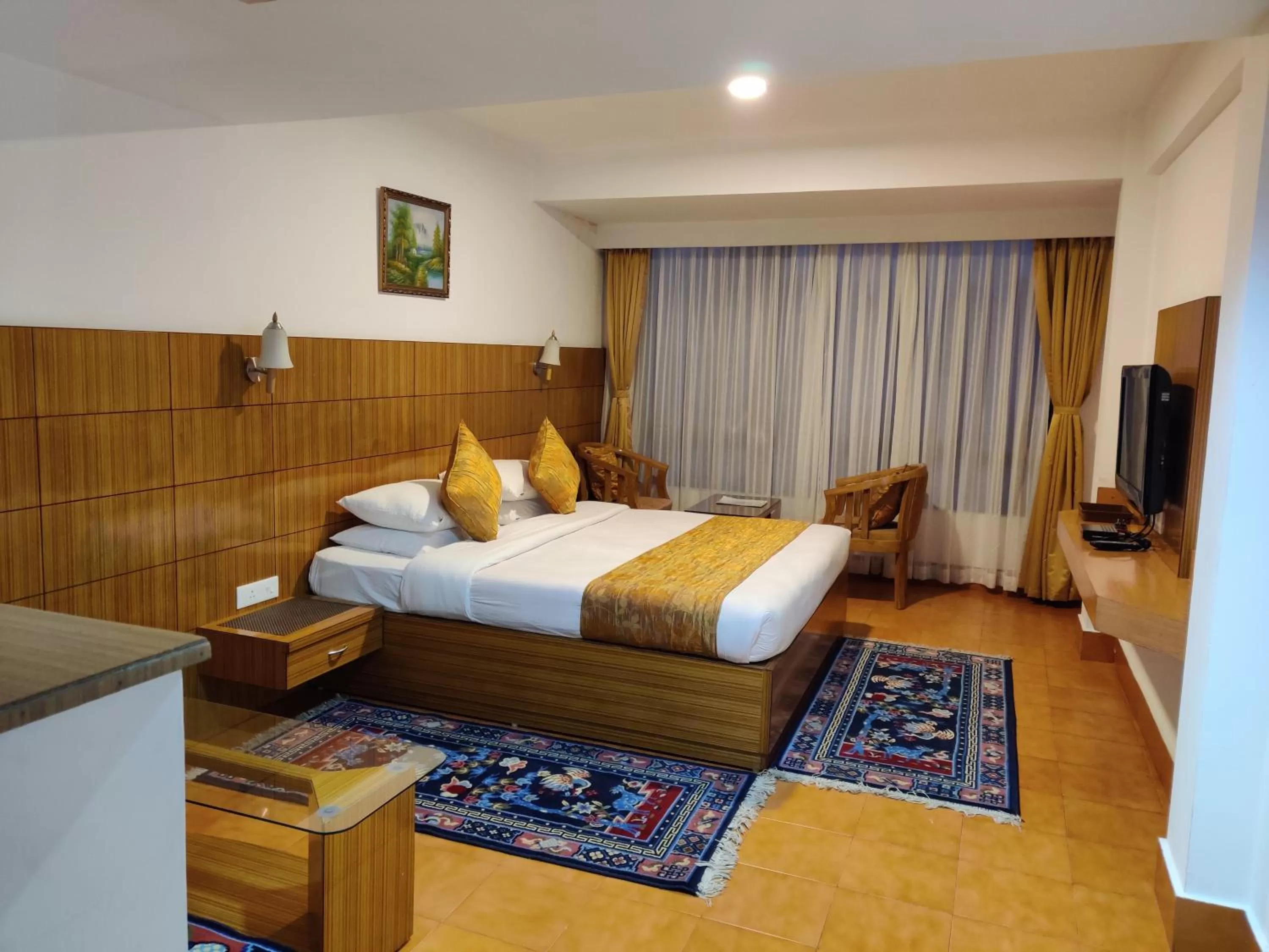 Bed in Hotel Tarayana