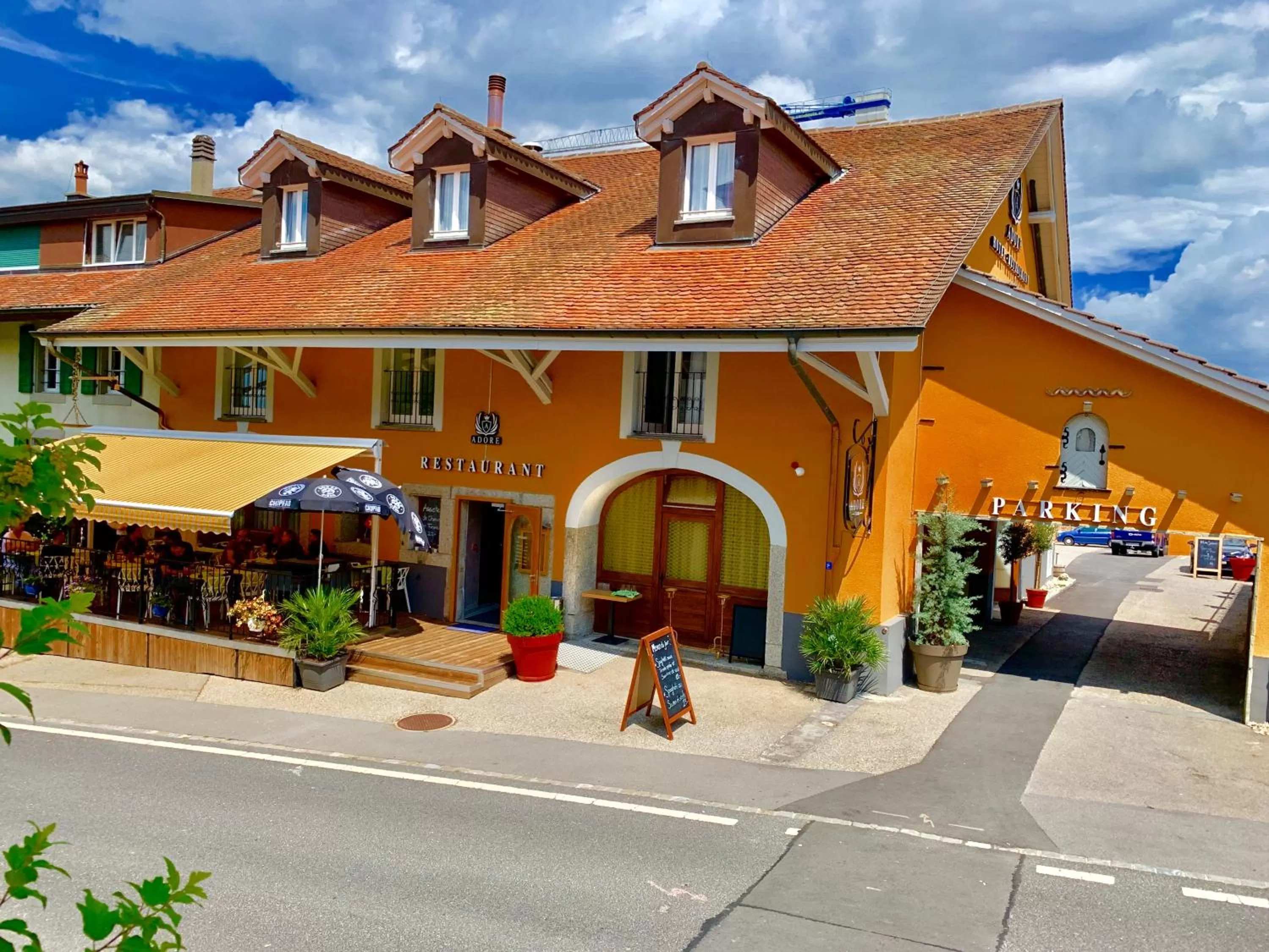 Property building in Hotel Adore