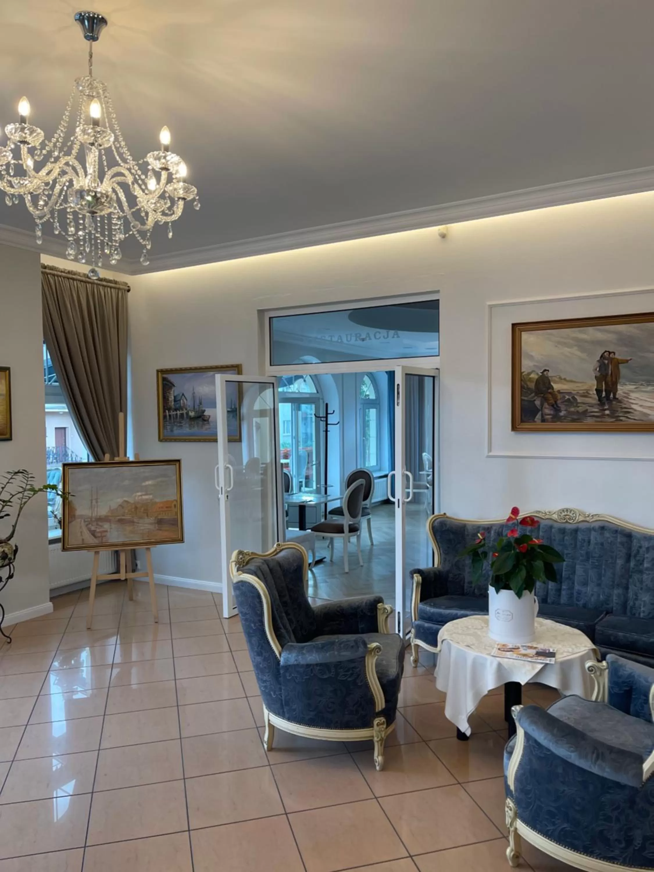 Seating area in Moris Boutique Beach Hotel