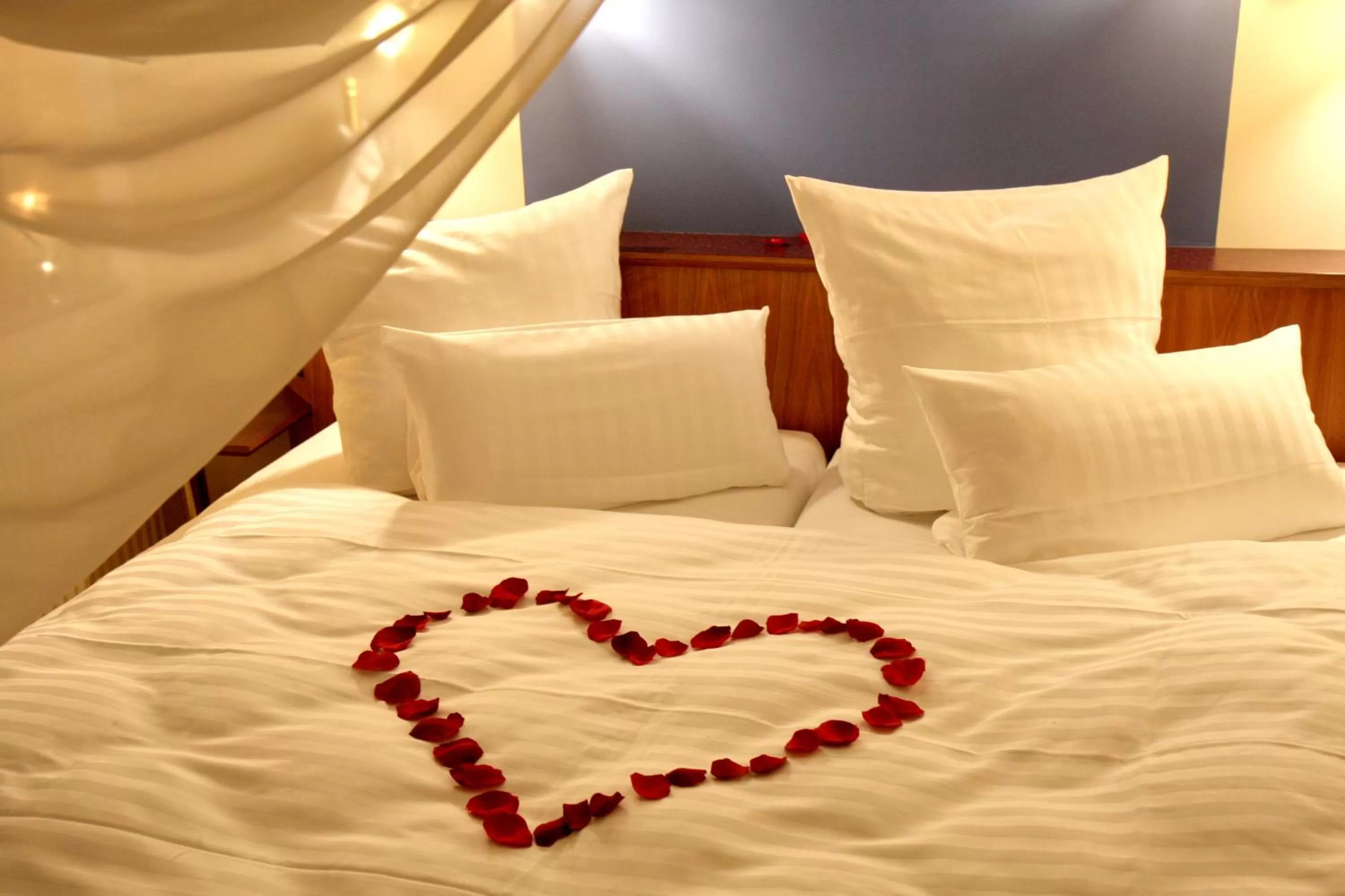 Bed in Hotel Deutsches Haus