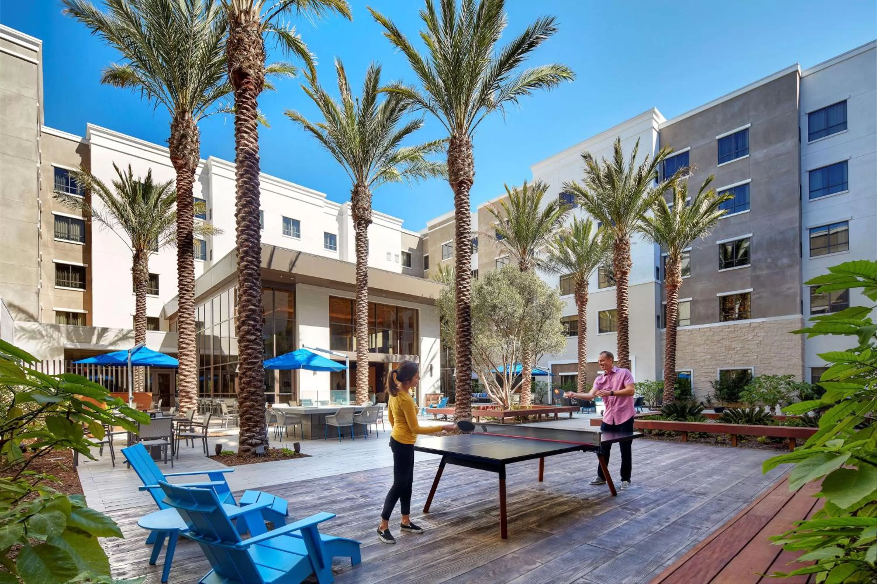 Patio in Homewood Suites by Hilton San Diego Hotel Circle/SeaWorld Area