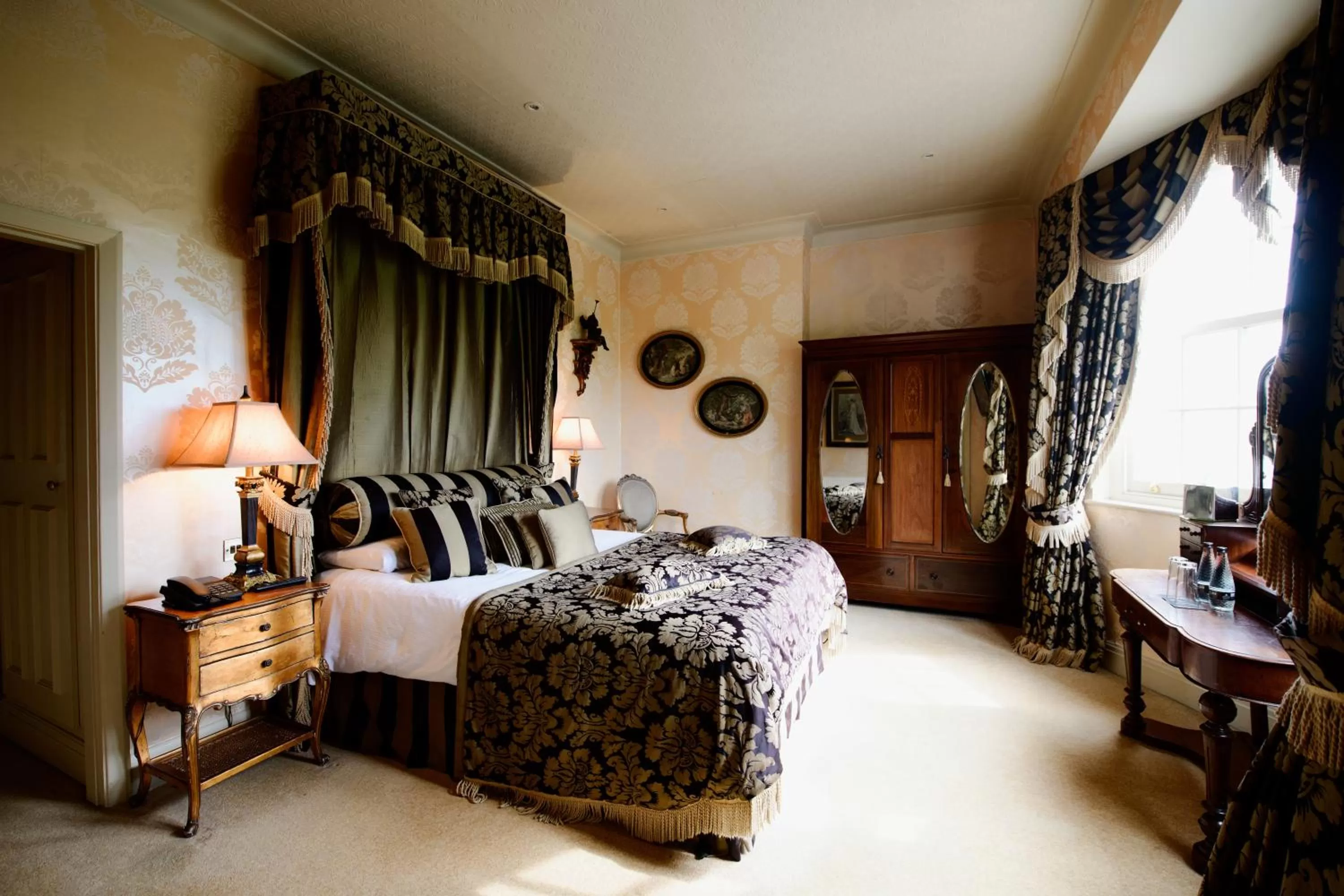 Bed in Ye Olde Bell Hotel & Spa