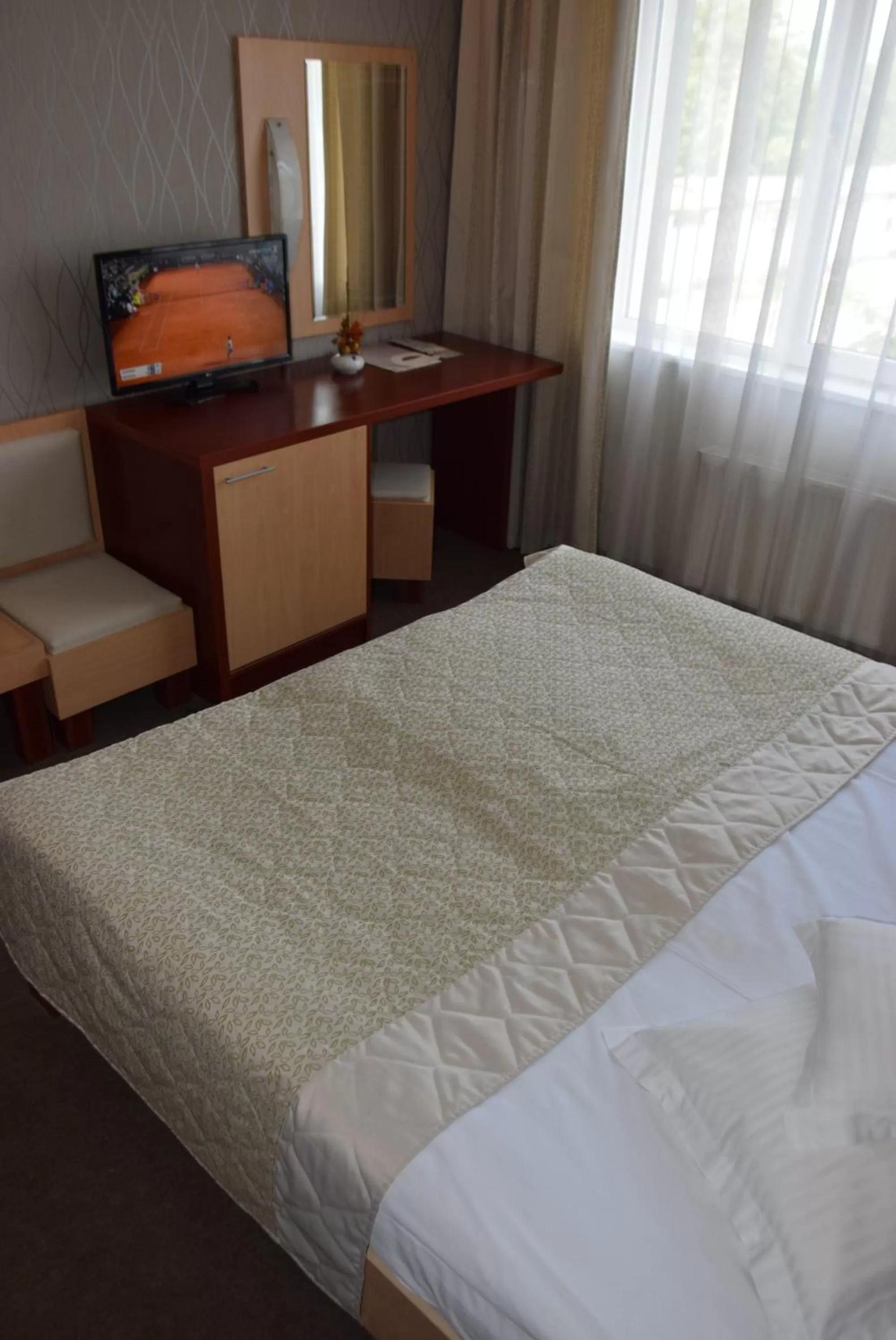 Bed in Hotel Concrete