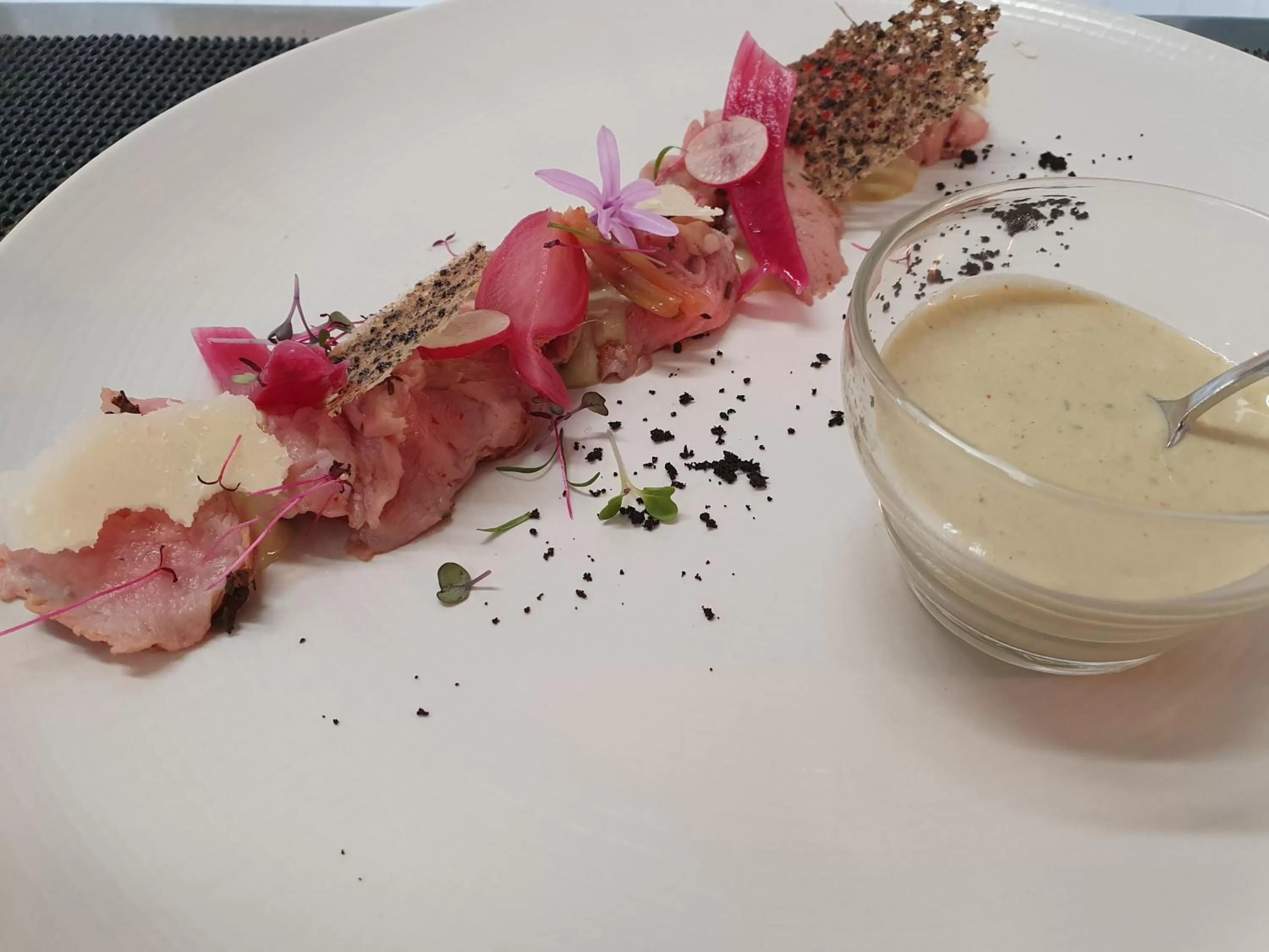 Food close-up in Le Mas du Lingousto