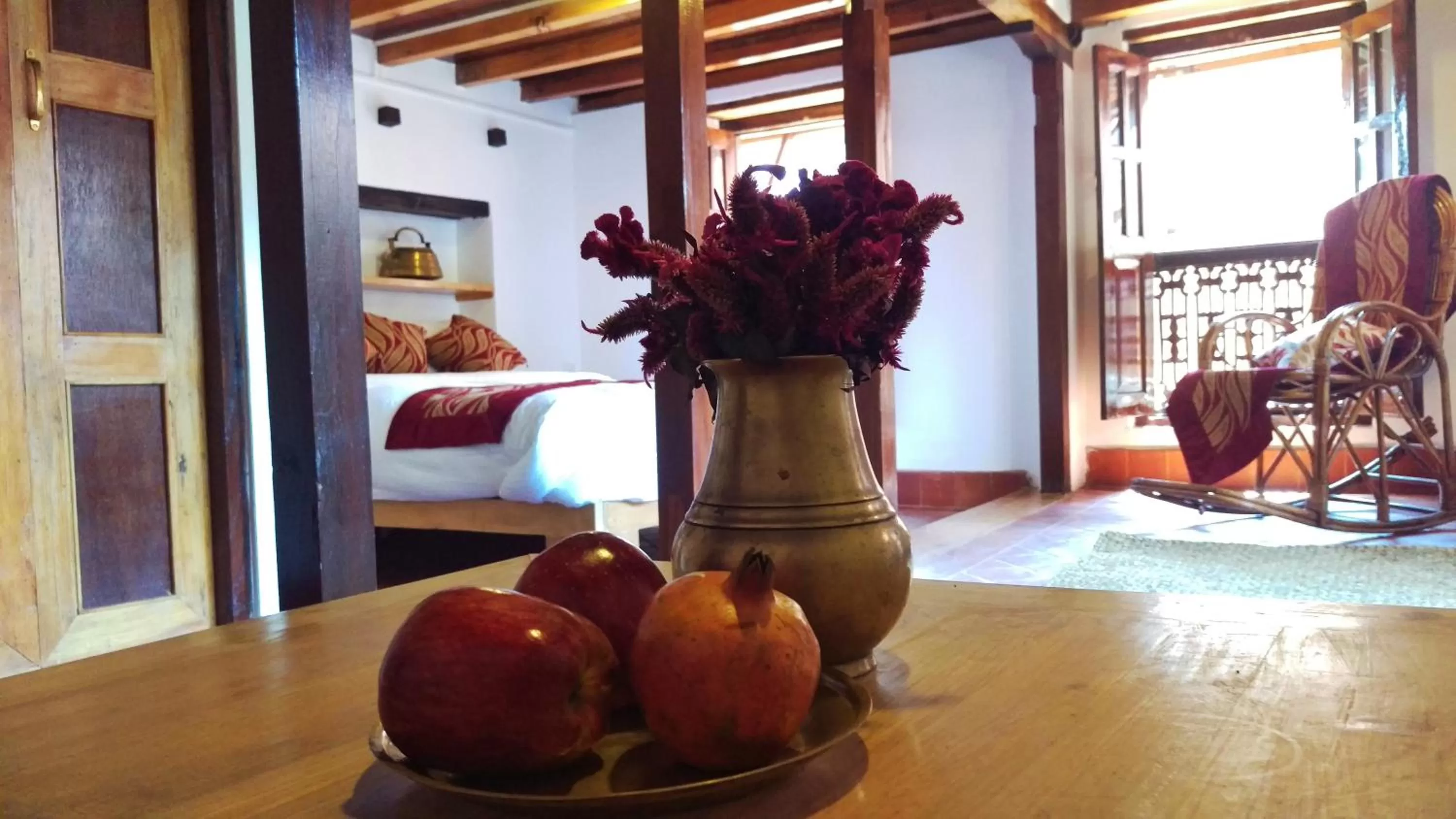 Bedroom, Bed in Boutique Heritage Home