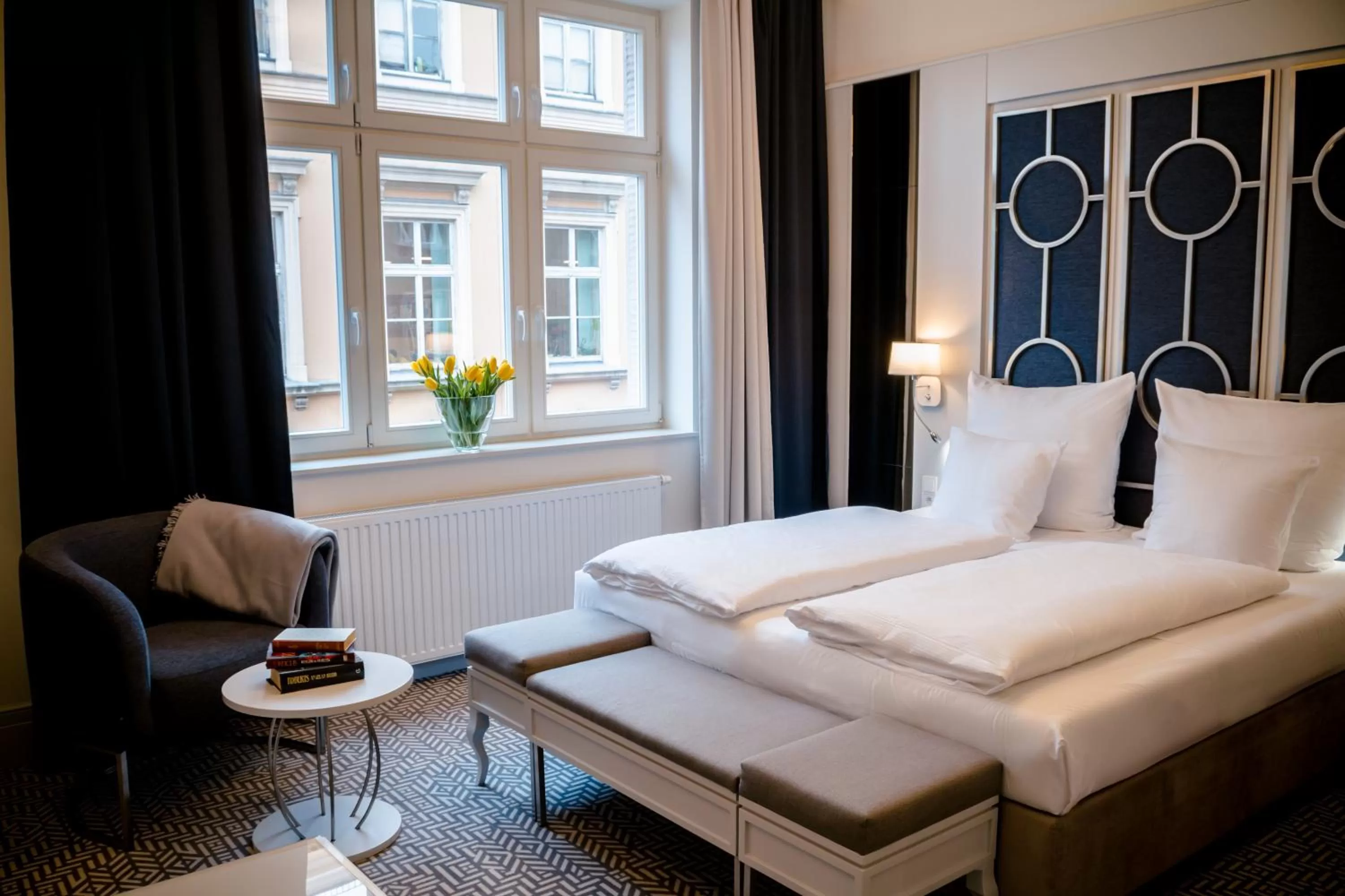 Bed in Amber Design Residence