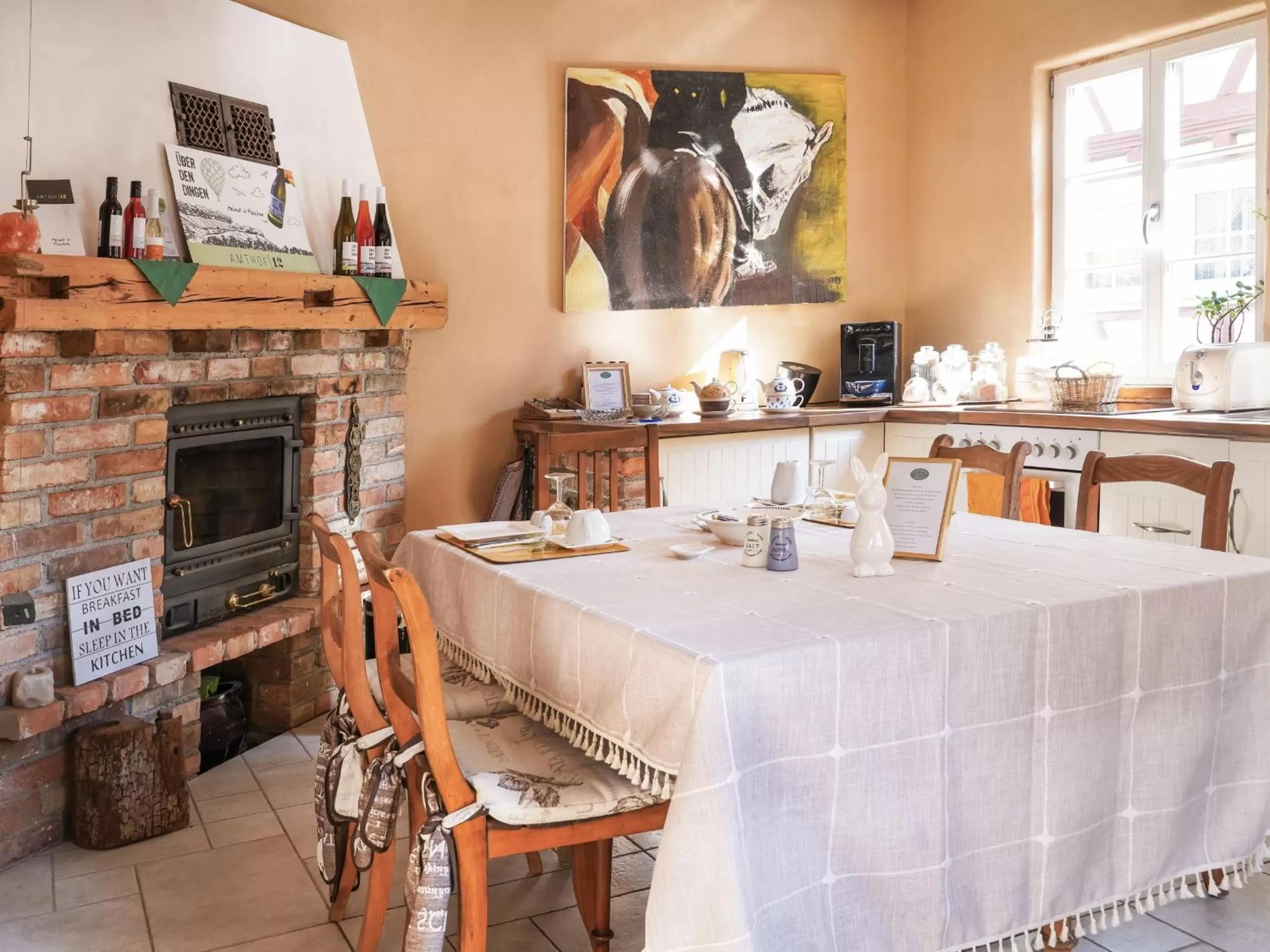 Kitchen or kitchenette, Restaurant/Places to Eat in Stevenson House Bed and Breakfast