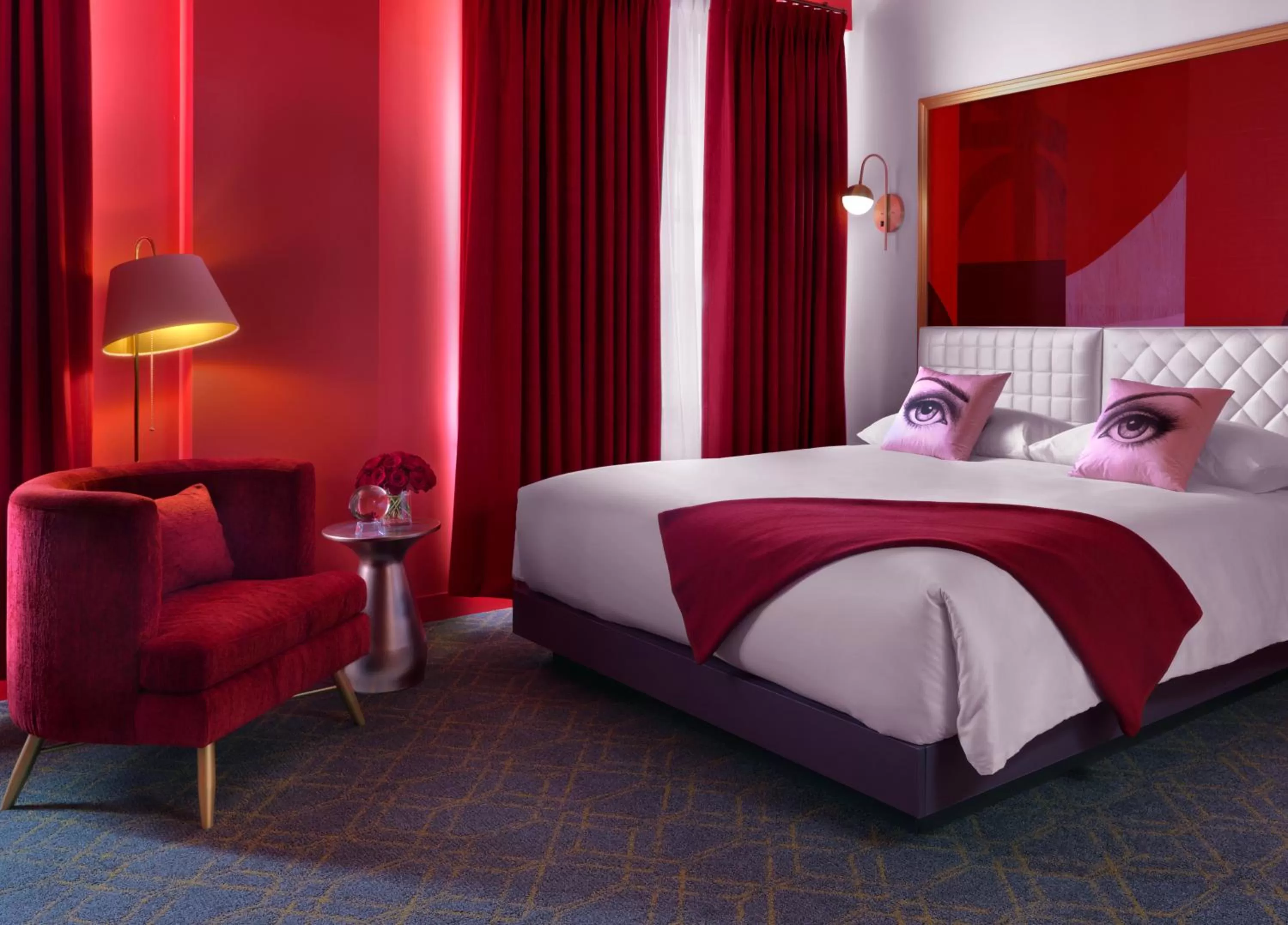 Bedroom, Bed in Angad Arts Hotel St Louis, Tapestry Collection by Hilton