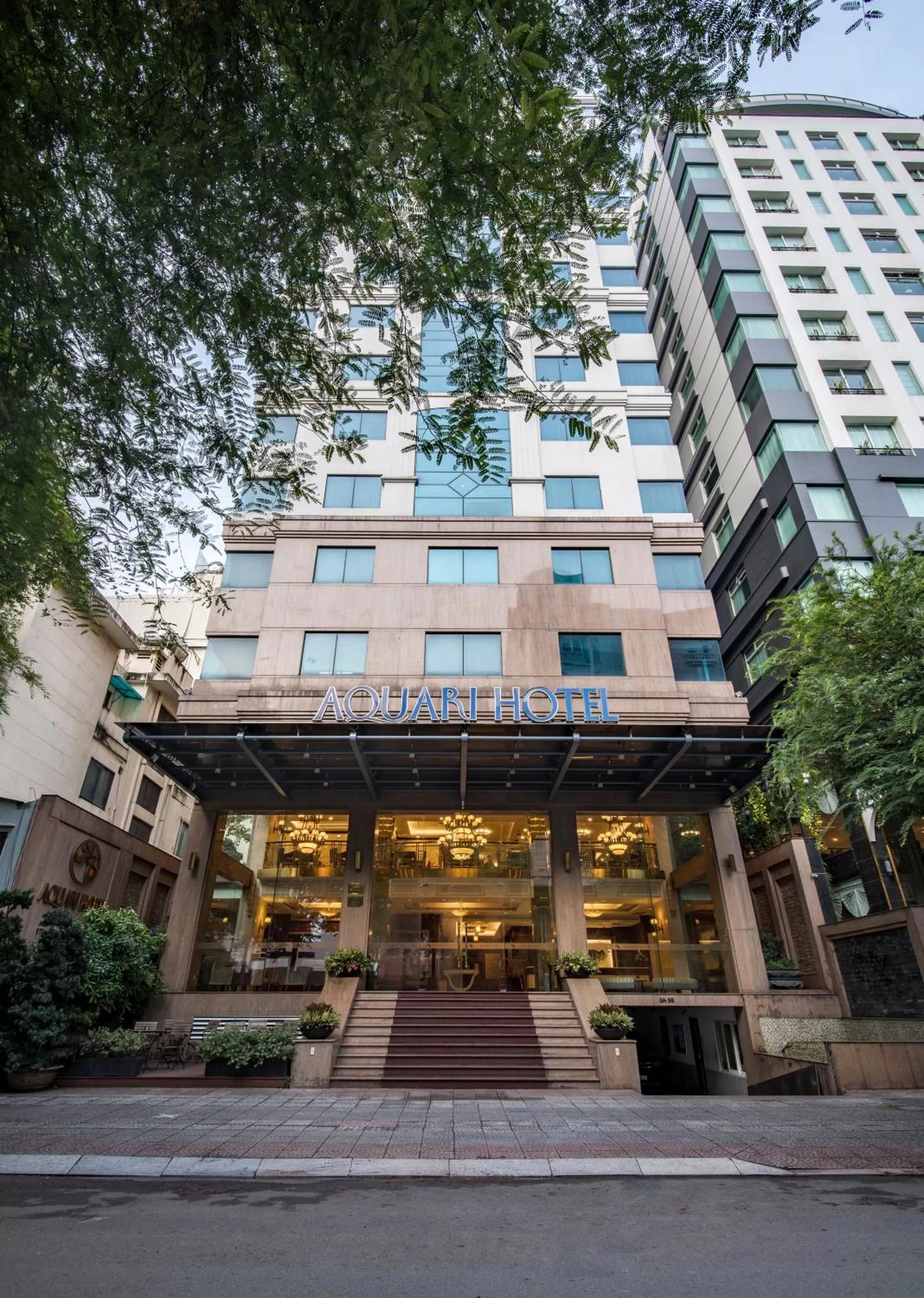 Facade/entrance in Aquari Hotel