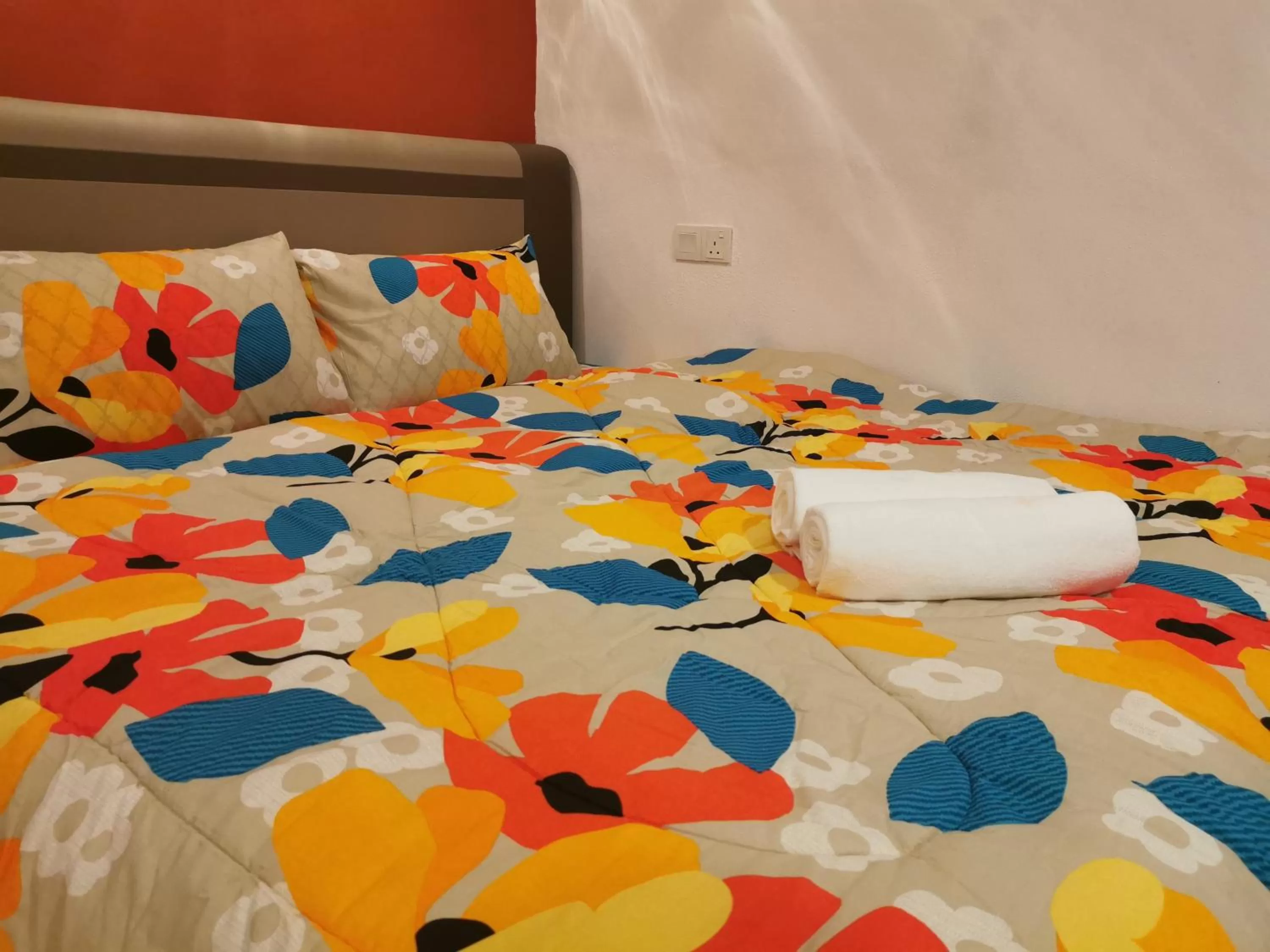 Bed in Cenang Room Rahsia Motel