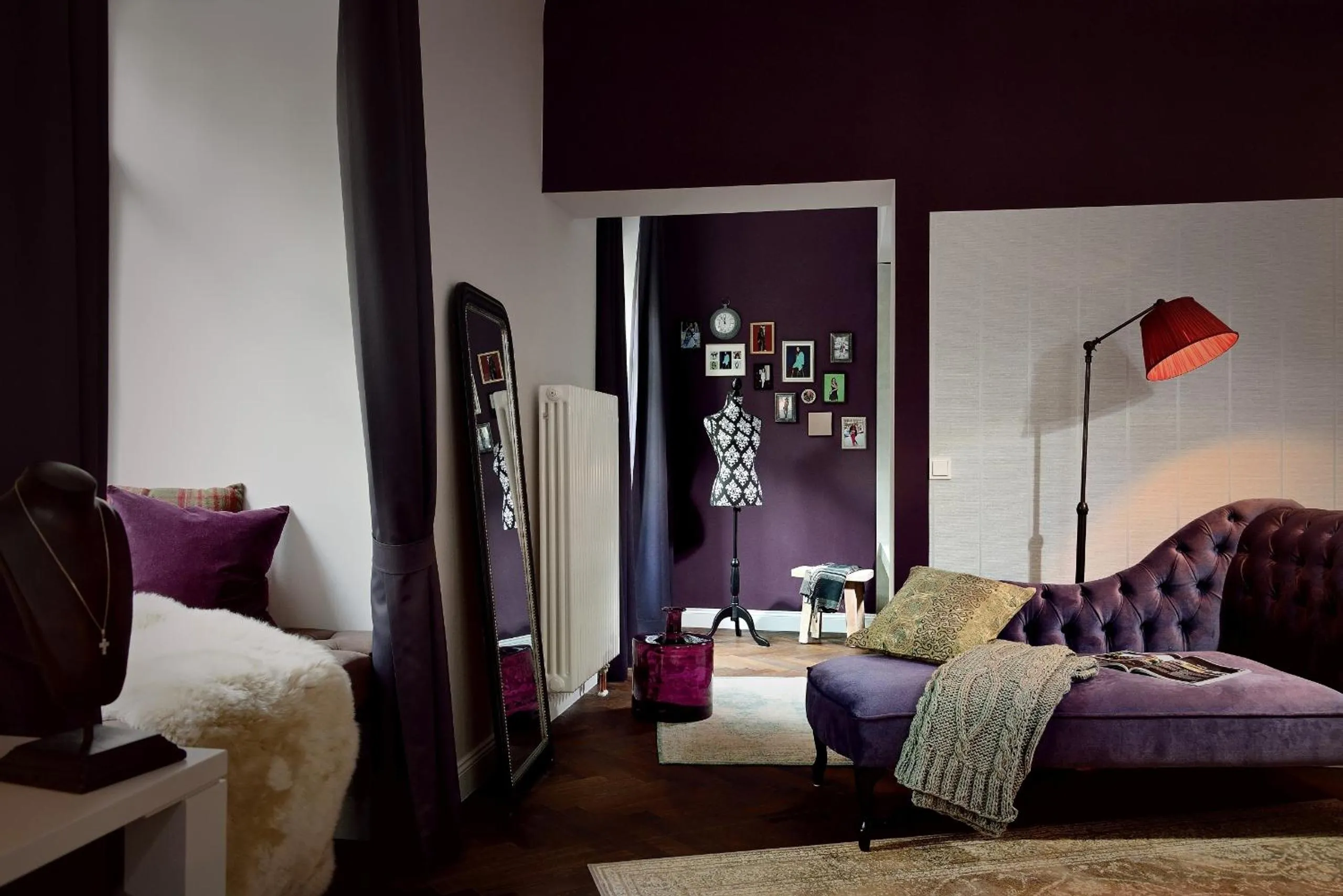 Living room, Bed in Syte Boutique Hotel Mannheim