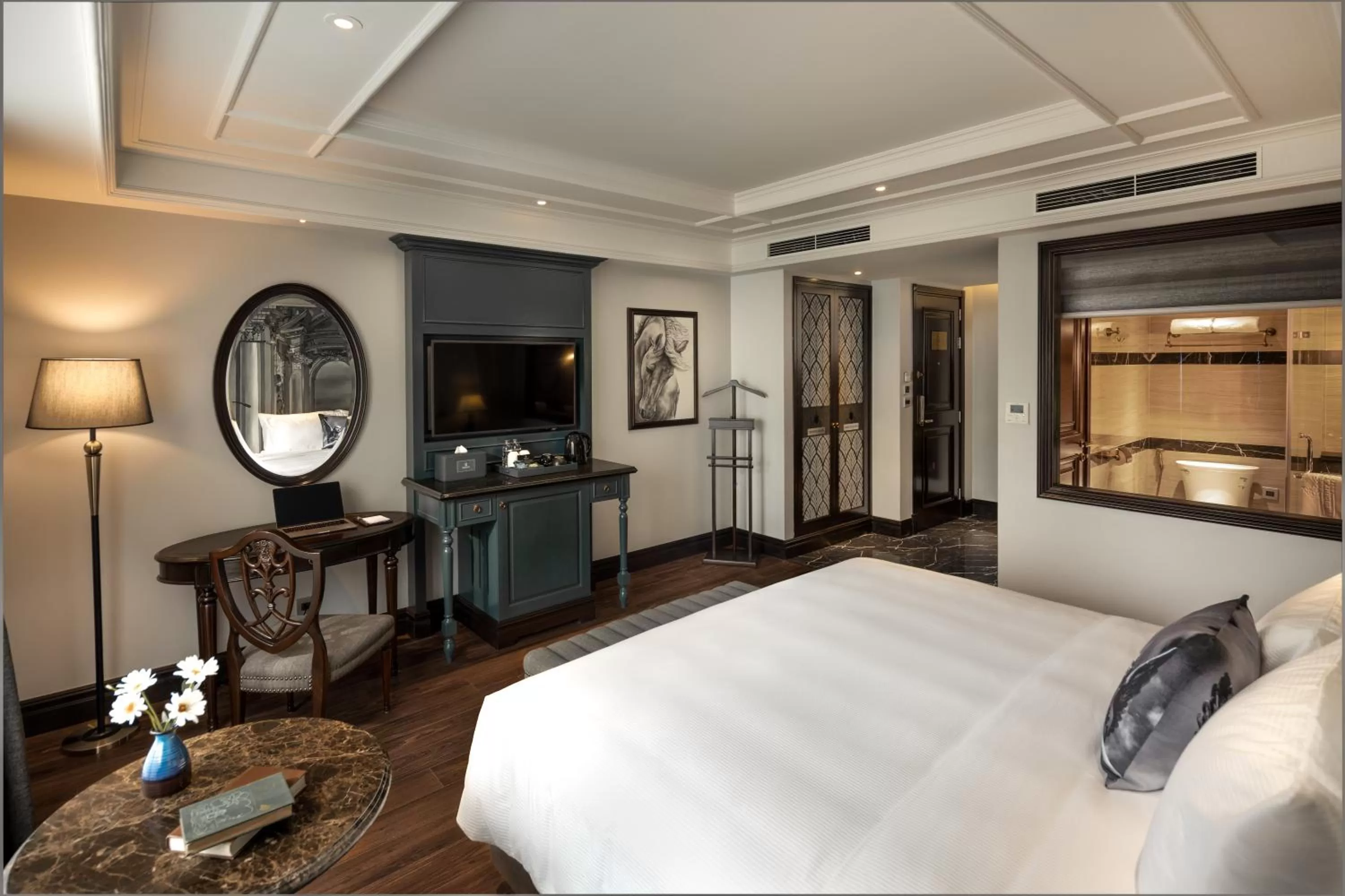 Photo of the whole room, Bed in Meritel Hanoi