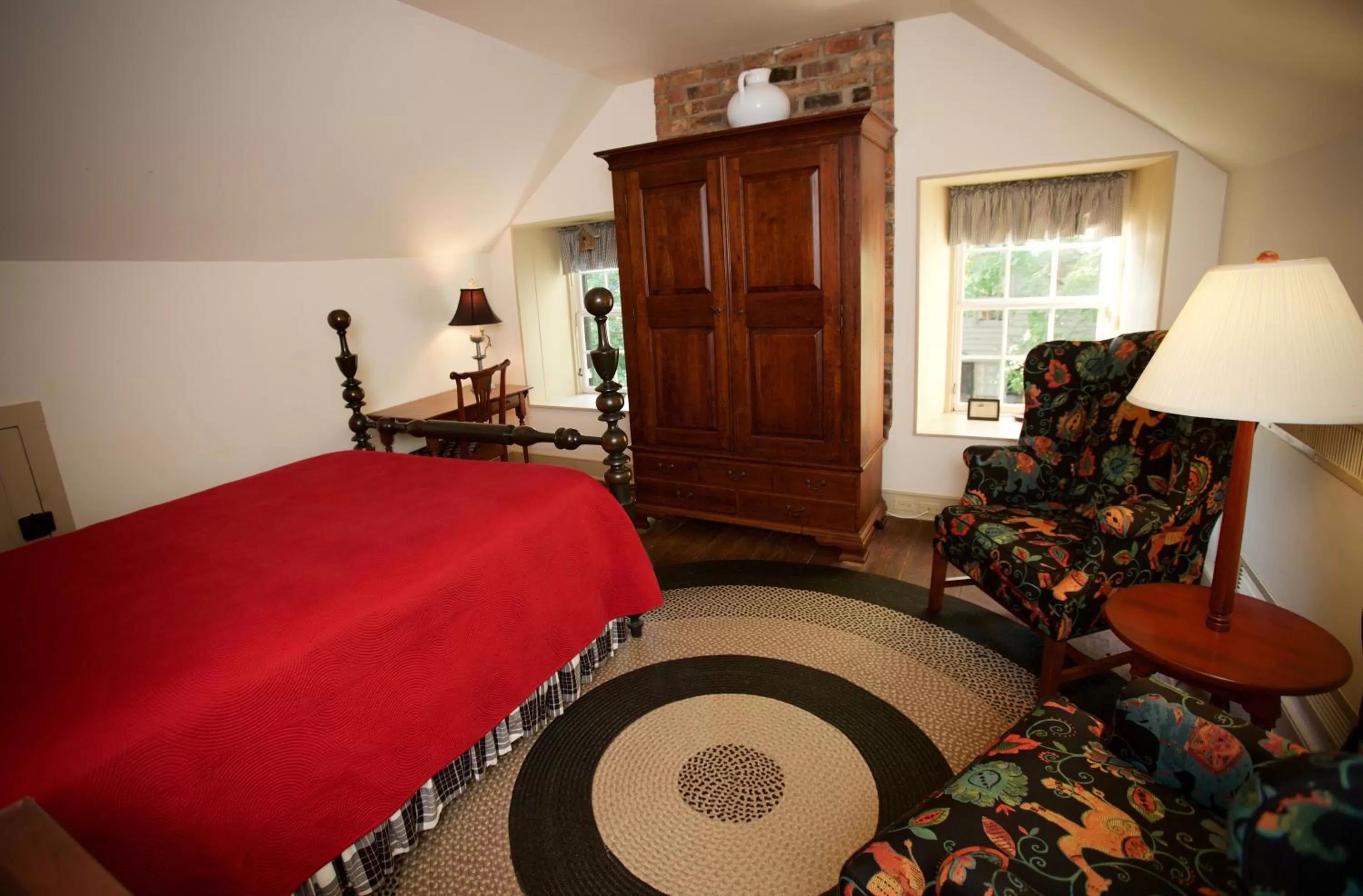 Bed in The Zevely Inn