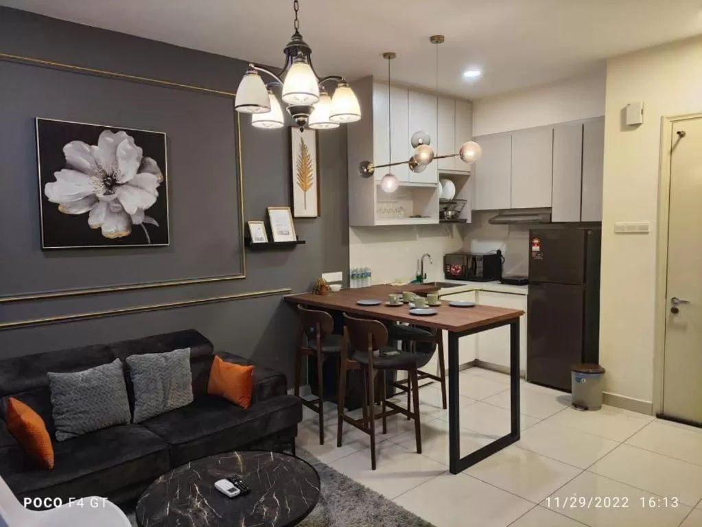 Living room in Arte Mont Kiara Hotel Suite