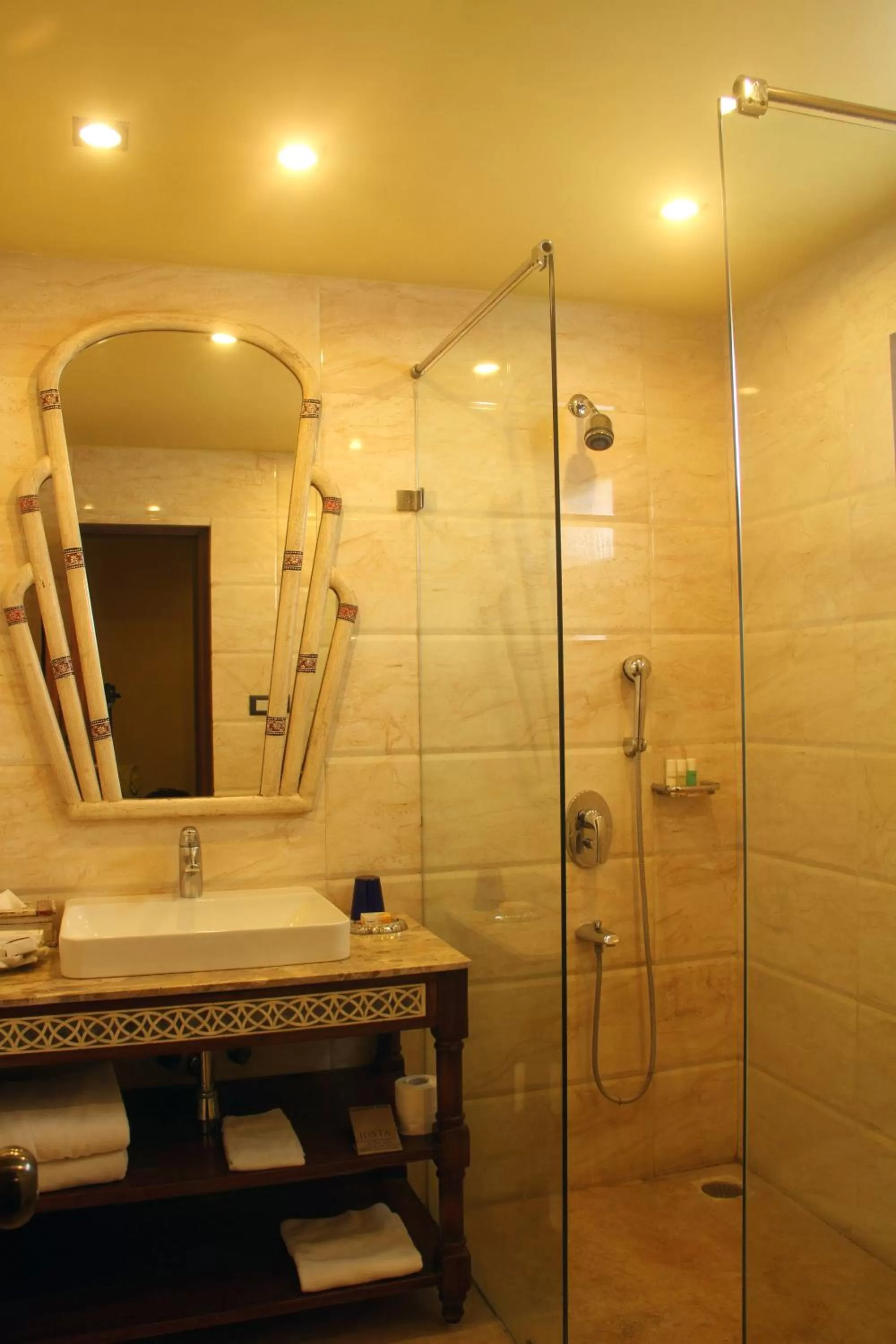 Shower in jüSTa Rajputana Resort & Convention Centre, Udaipur