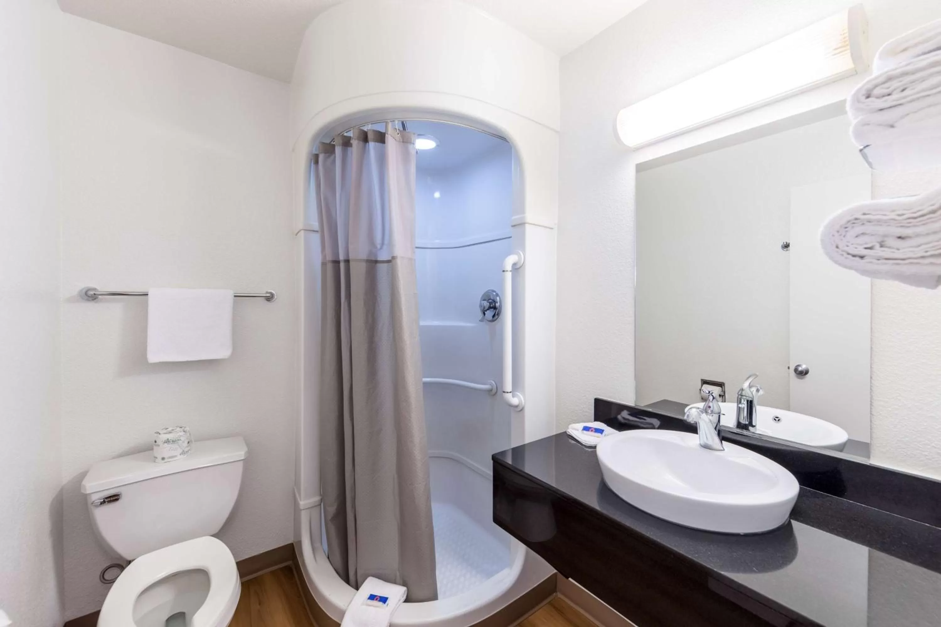 Bathroom in Motel 6-Klamath Falls, OR