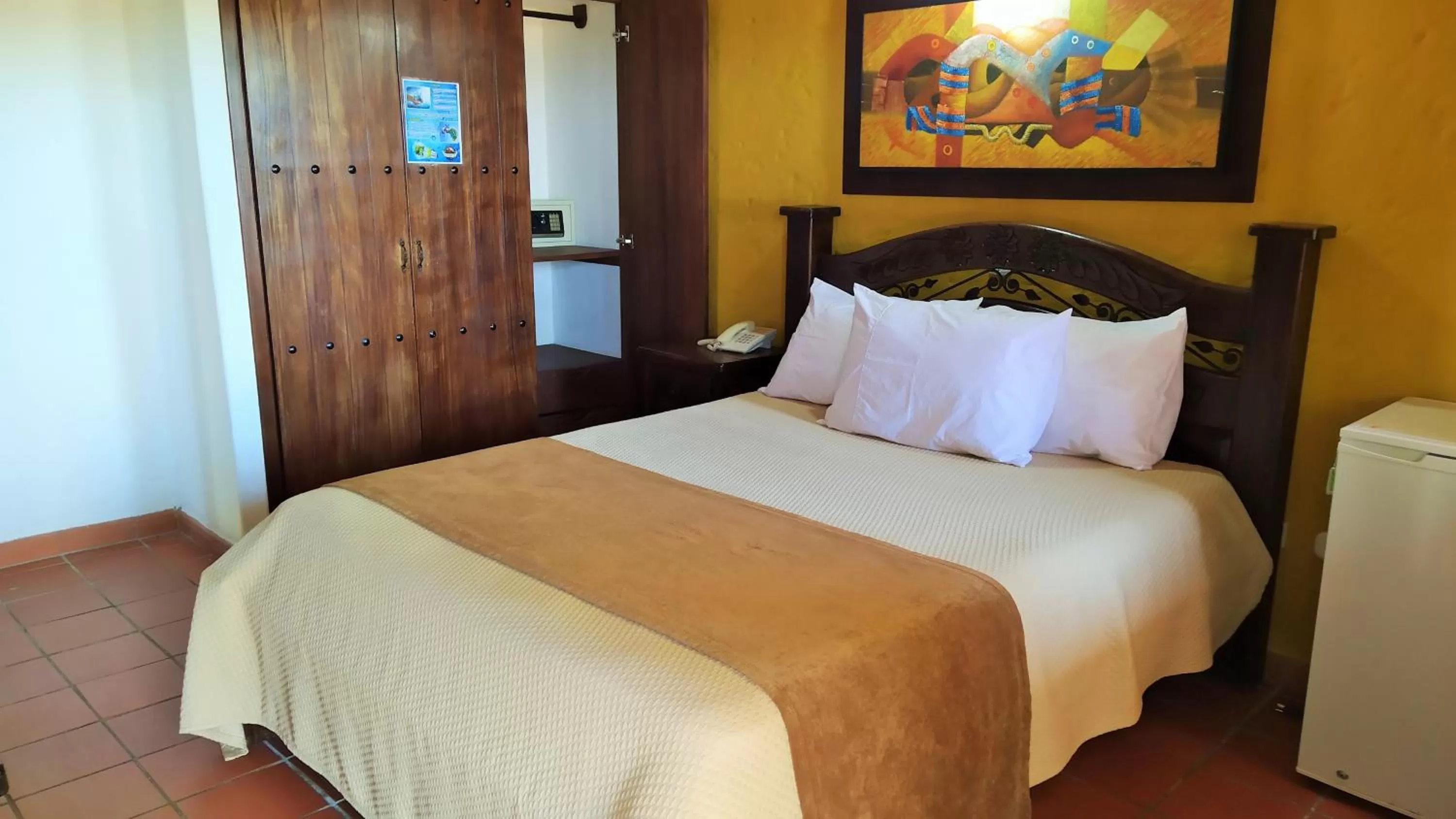 View (from property/room), Bed in Hotel Las Rocas Resort Villanueva