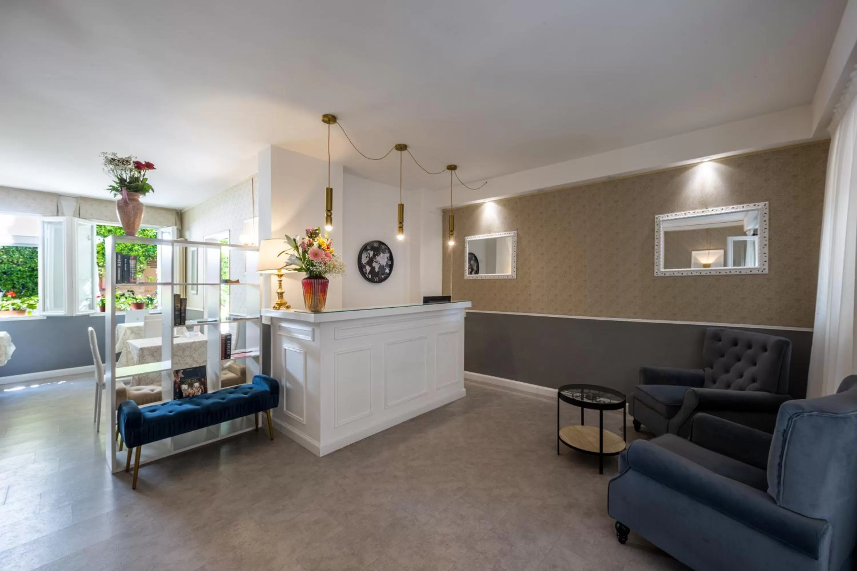 Seating area in Hotel Apostoli Garden