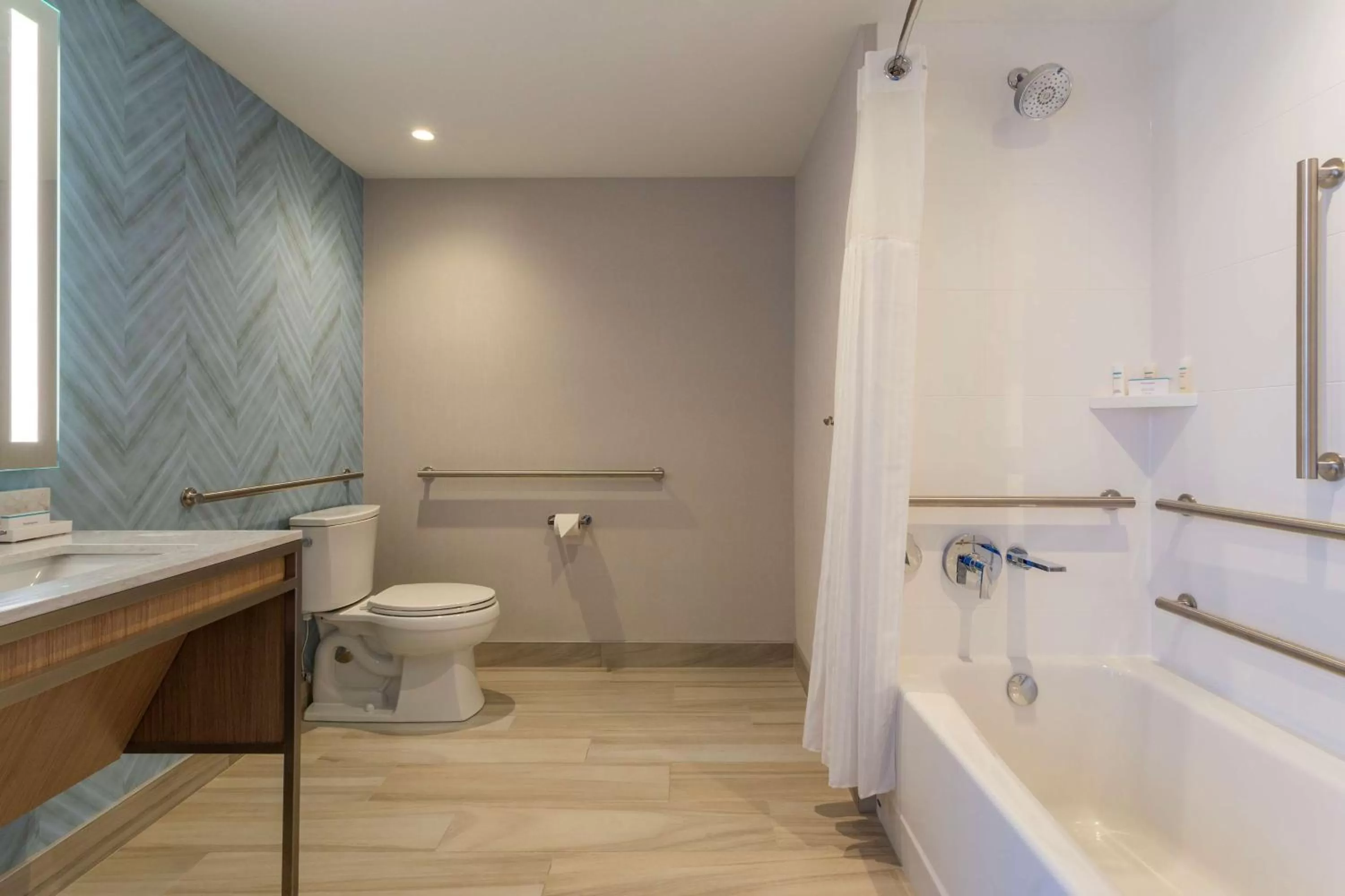 Bathroom in Hilton Garden Inn Boston Brookline, Ma