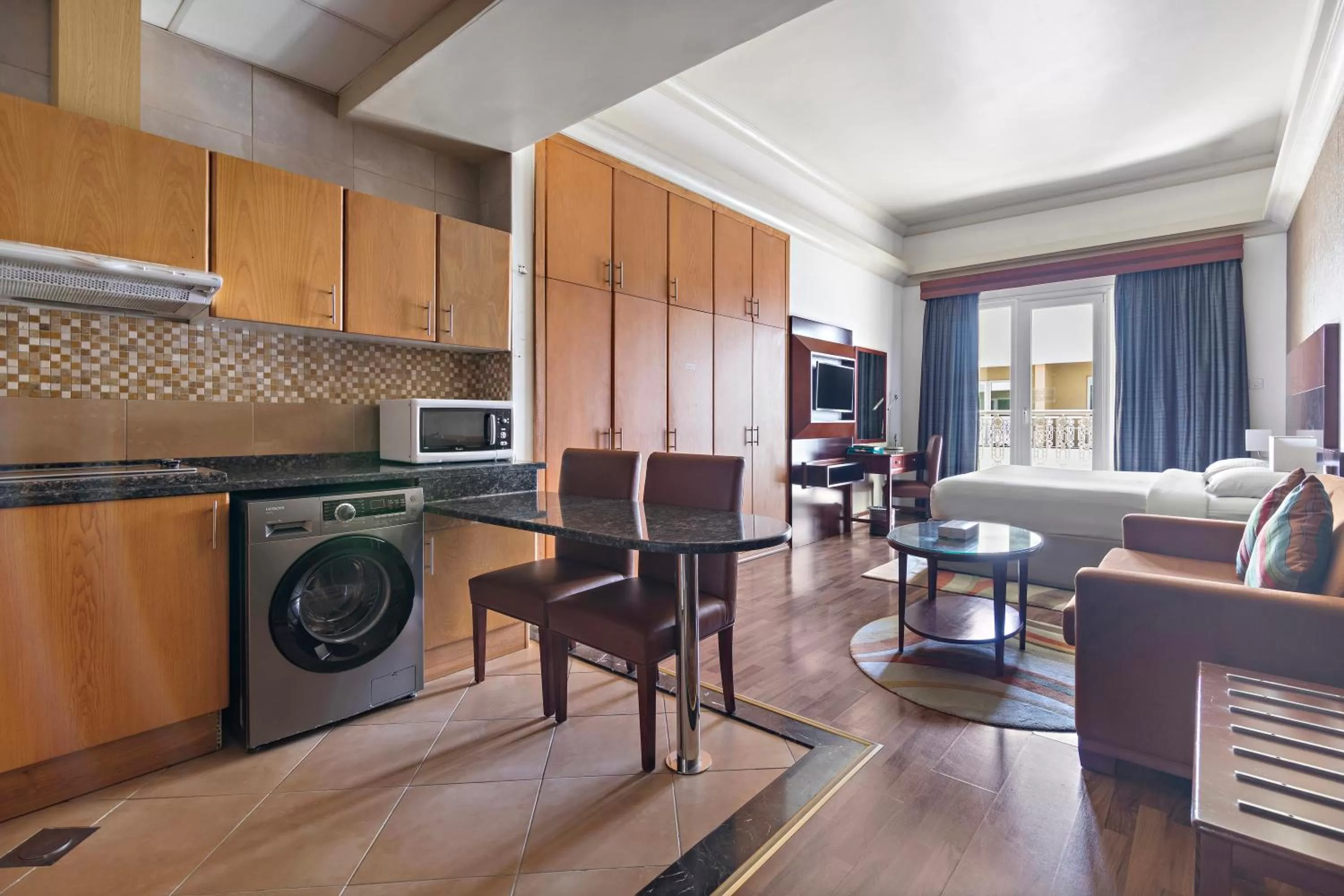 Kitchen or kitchenette in Al Khoory Hotel Apartments Al Barsha