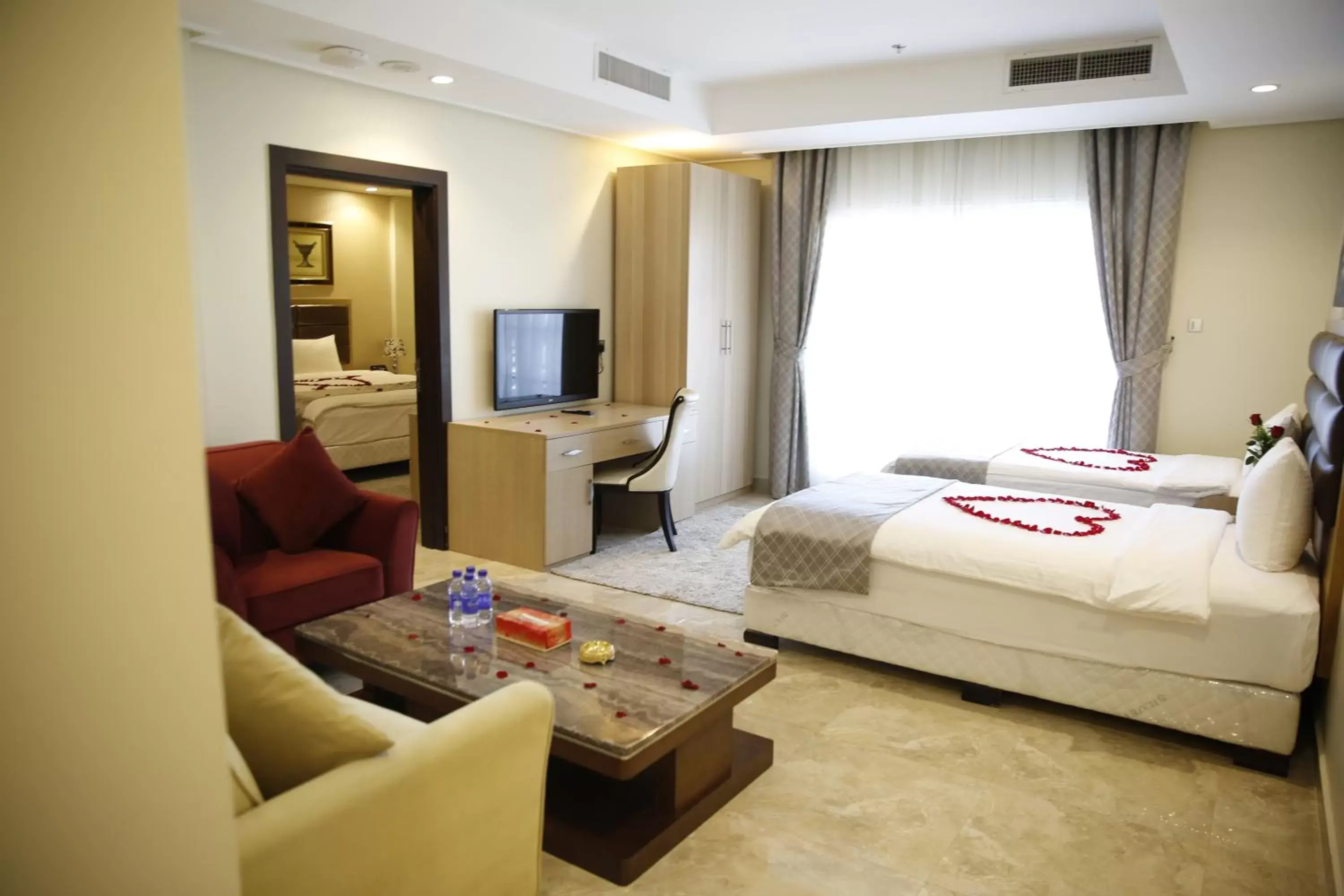 Deluxe Family Room with City View (without living room) in Adams Hotel Deluxe Family Room with City View (without living room) in Adams Hotel