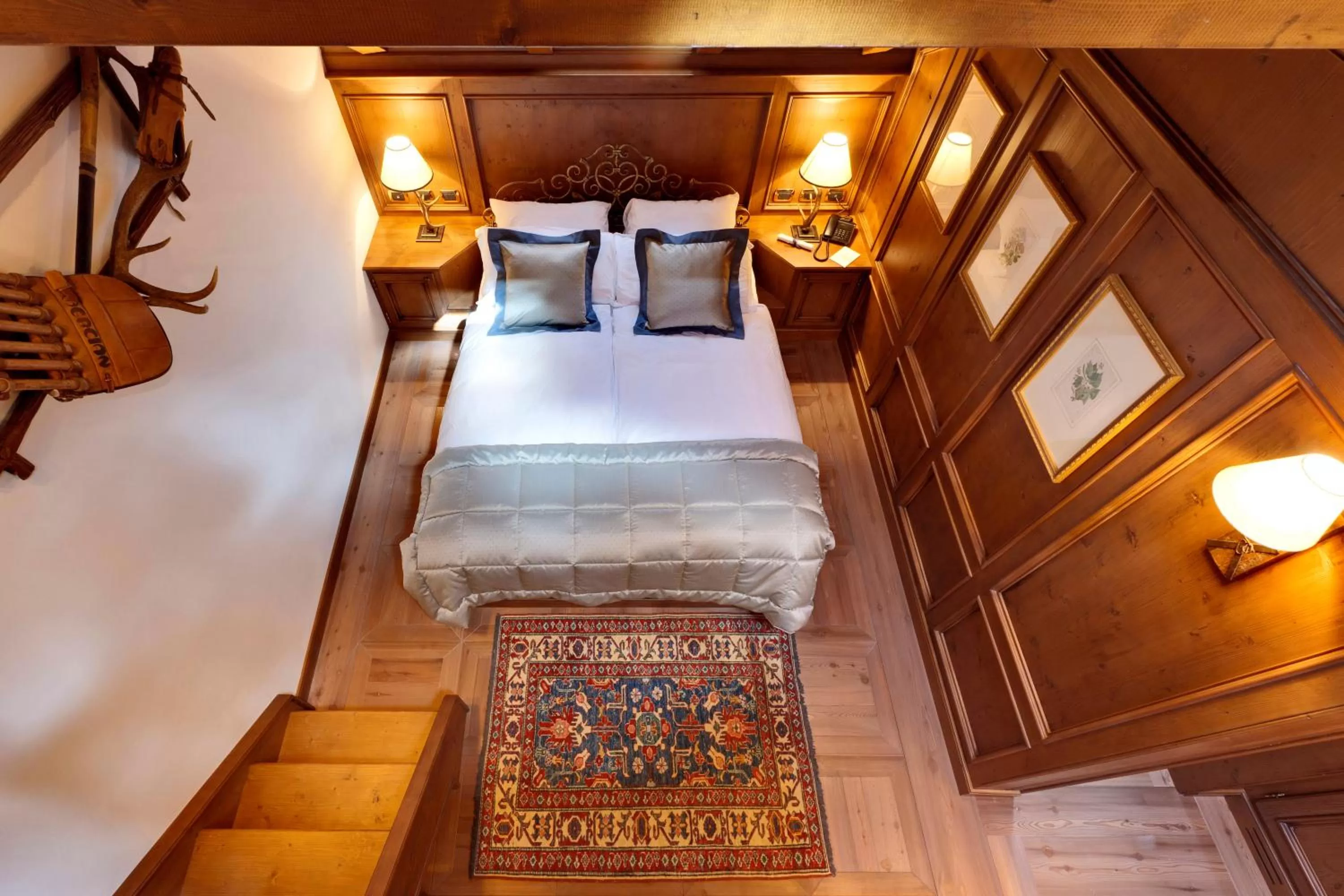 Bed in Ambra Cortina Luxury&Fashion Hotel