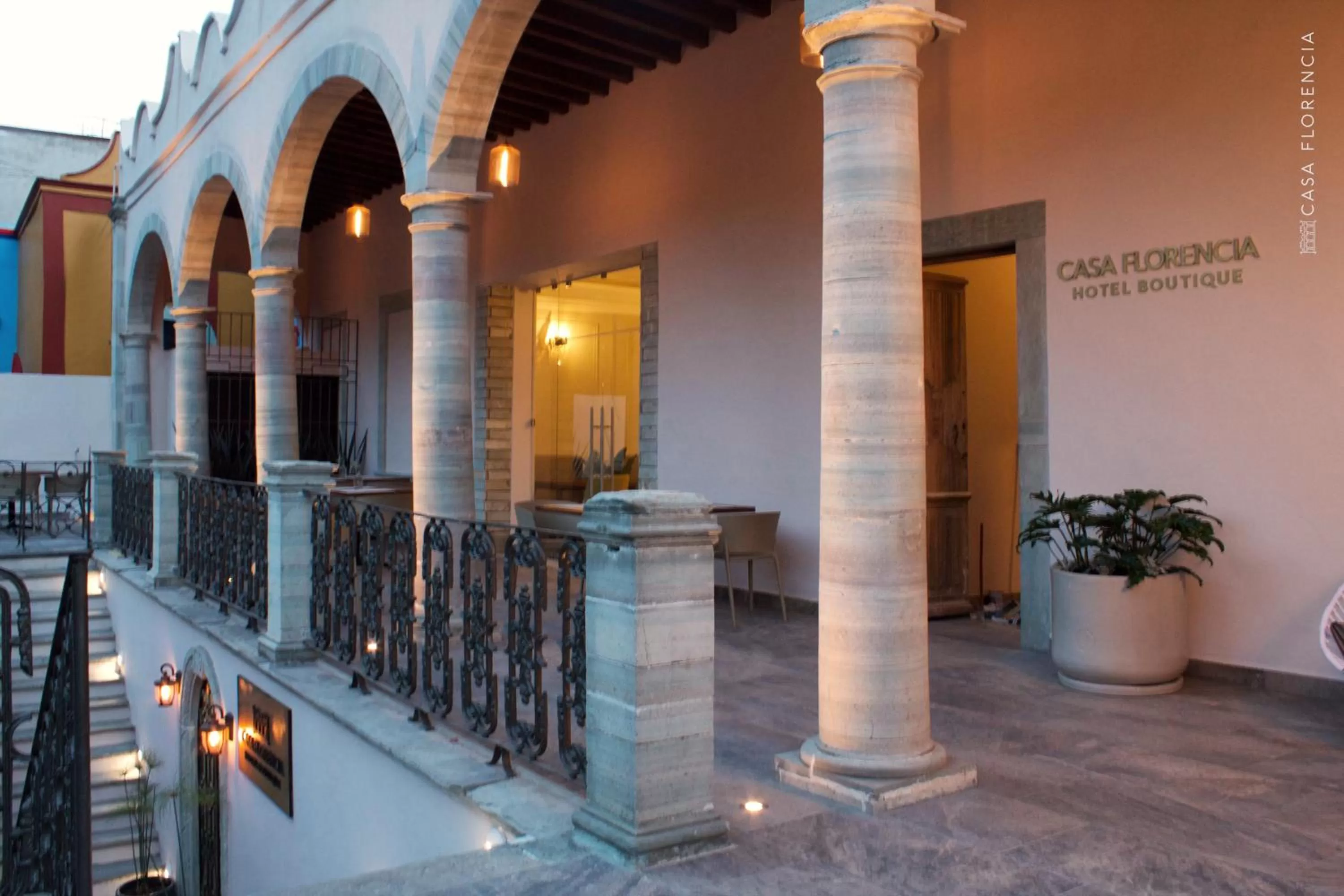 Balcony/Terrace in Casa Florencia Hotel Boutique