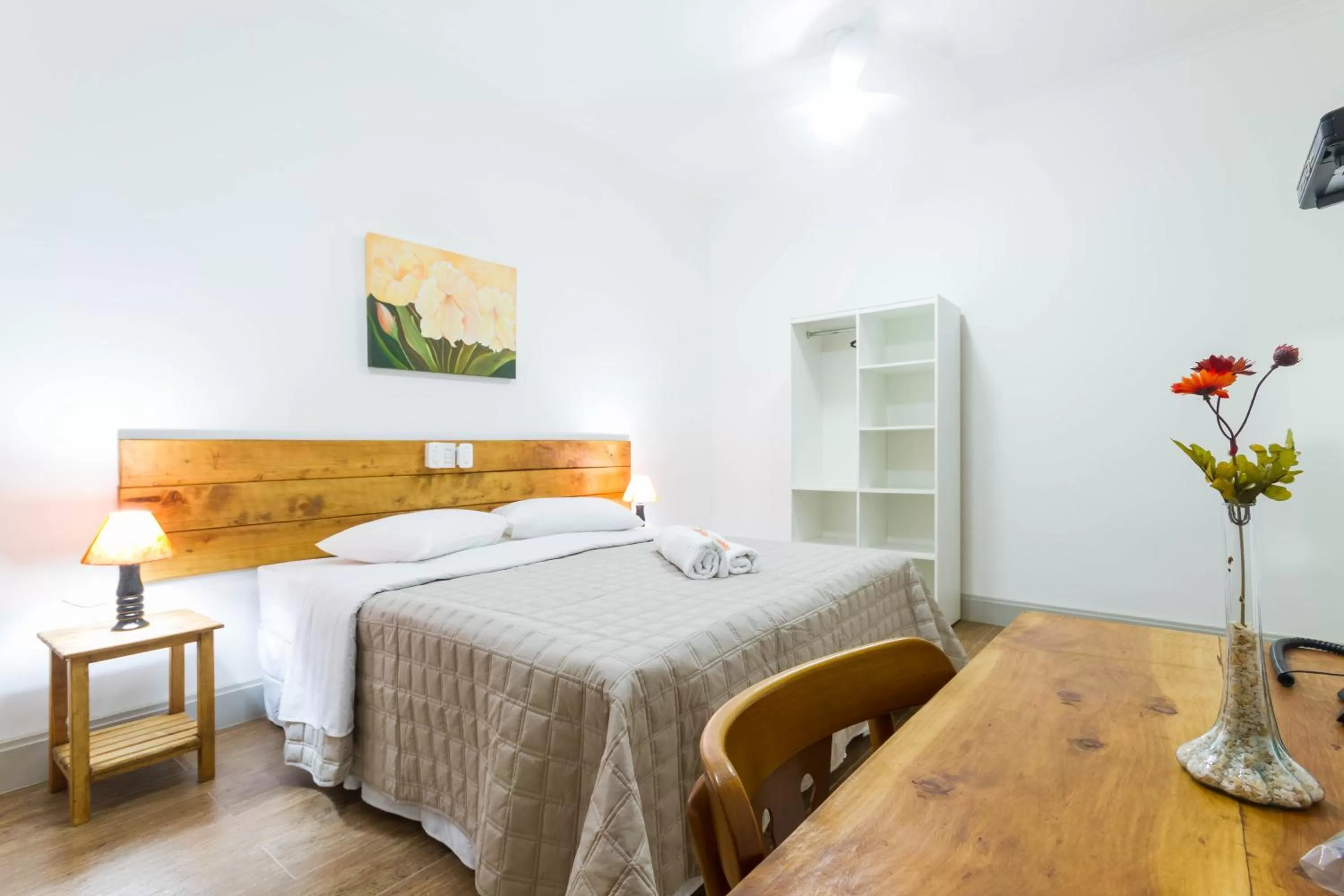 Bed in Pousada Sagrados Corações