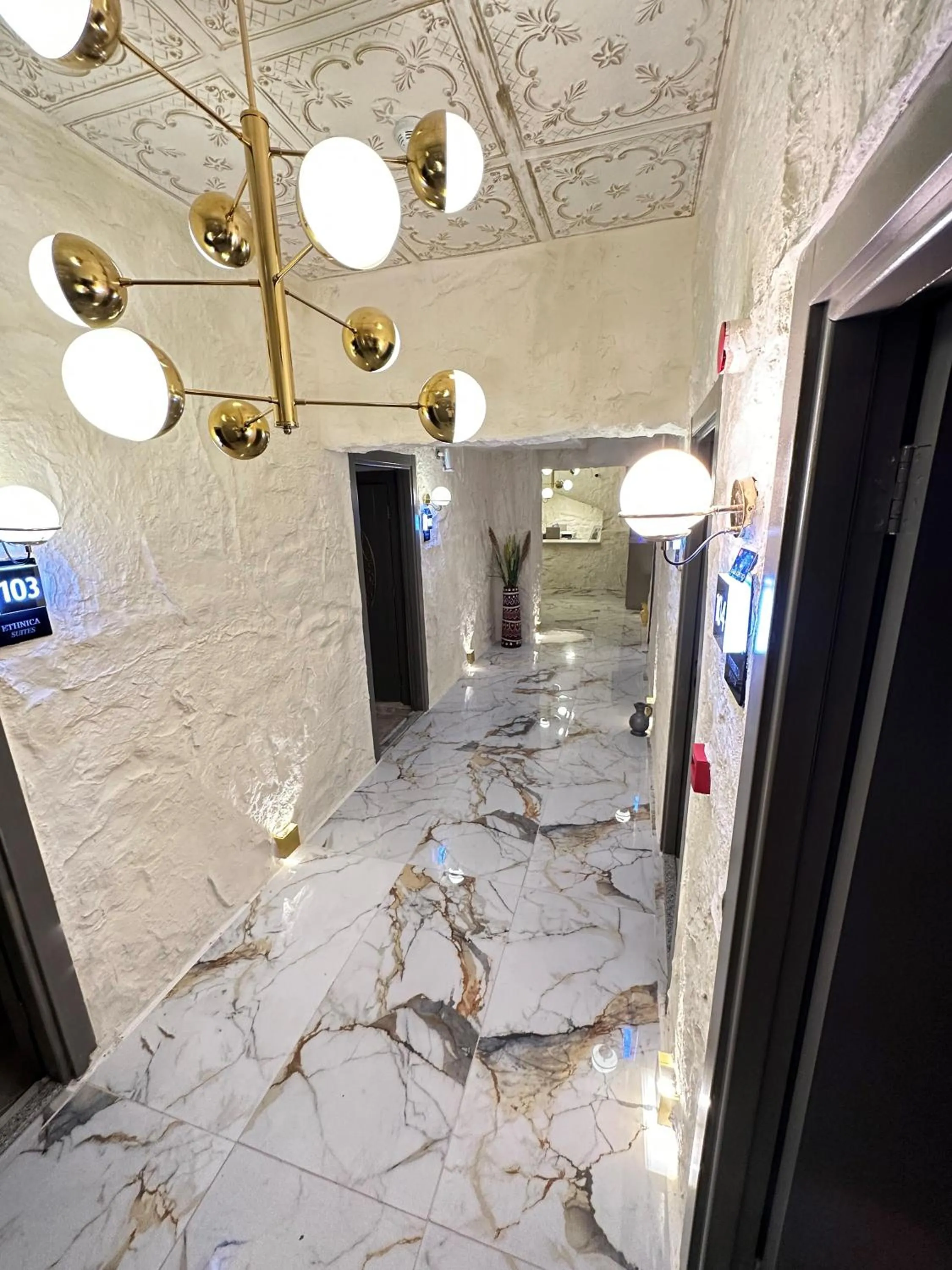 Decorative detail in Ethnica Suites