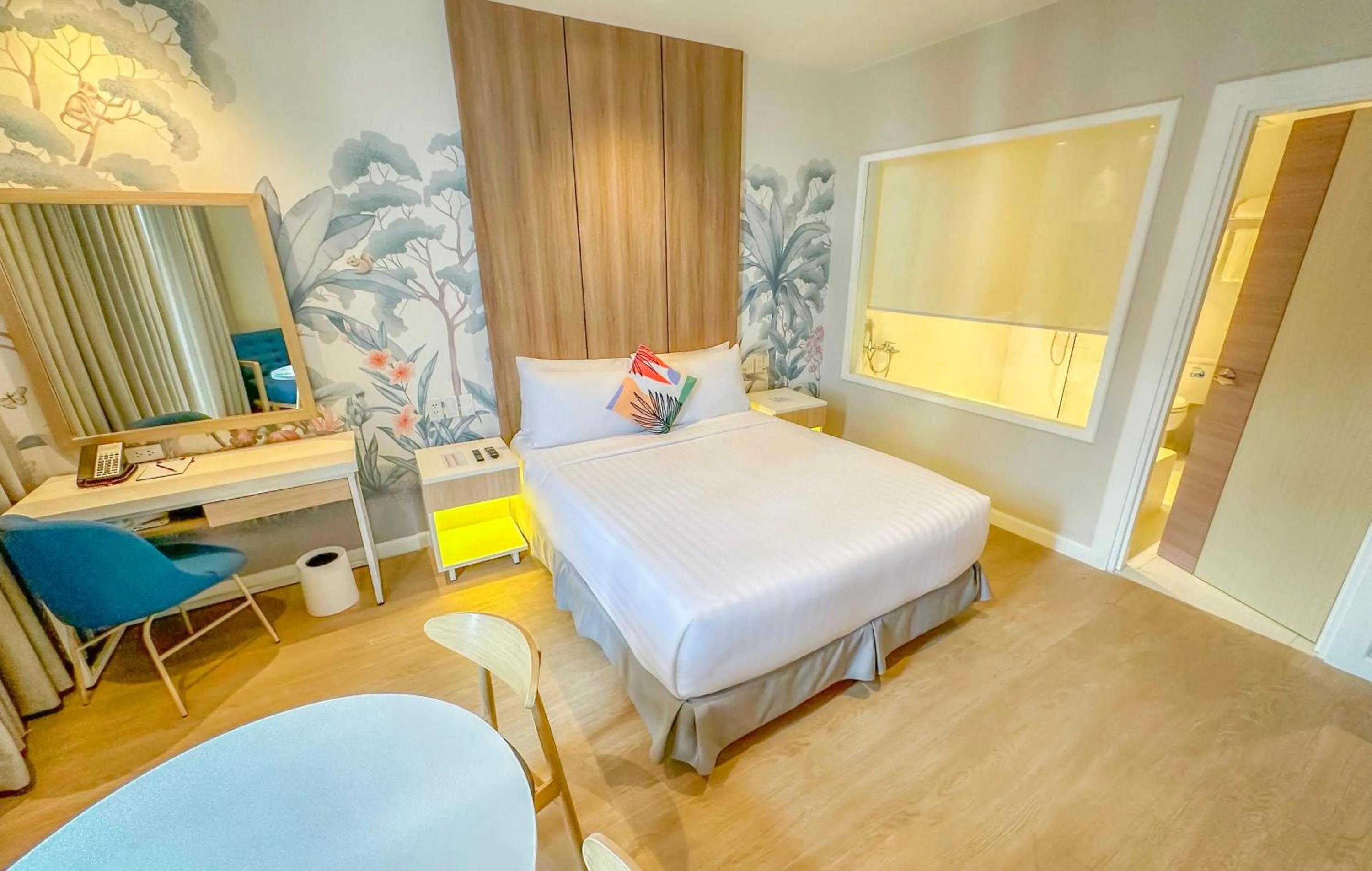 Bed in Harolds Hotel Quezon City