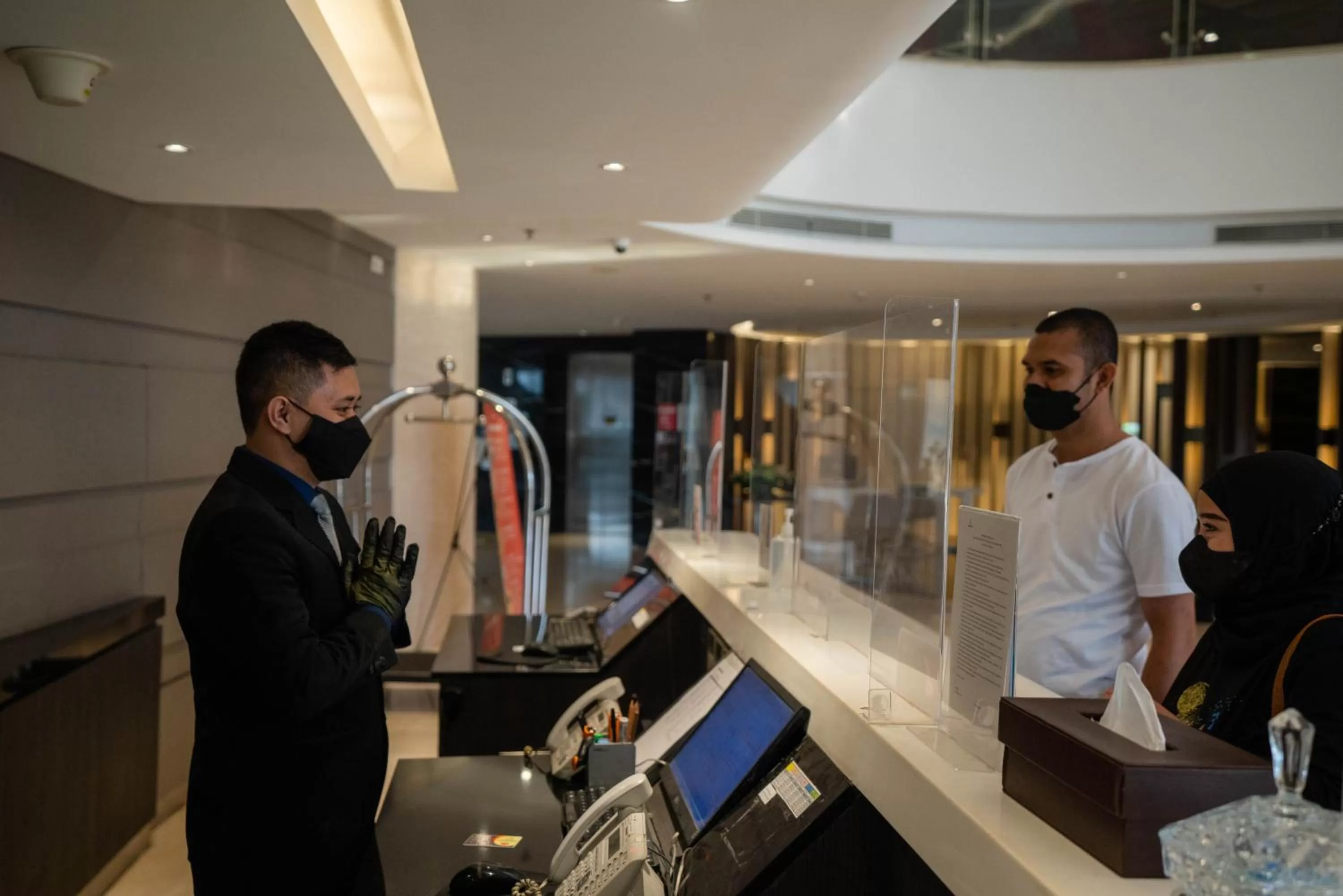 Lobby or reception in Grandia Hotel