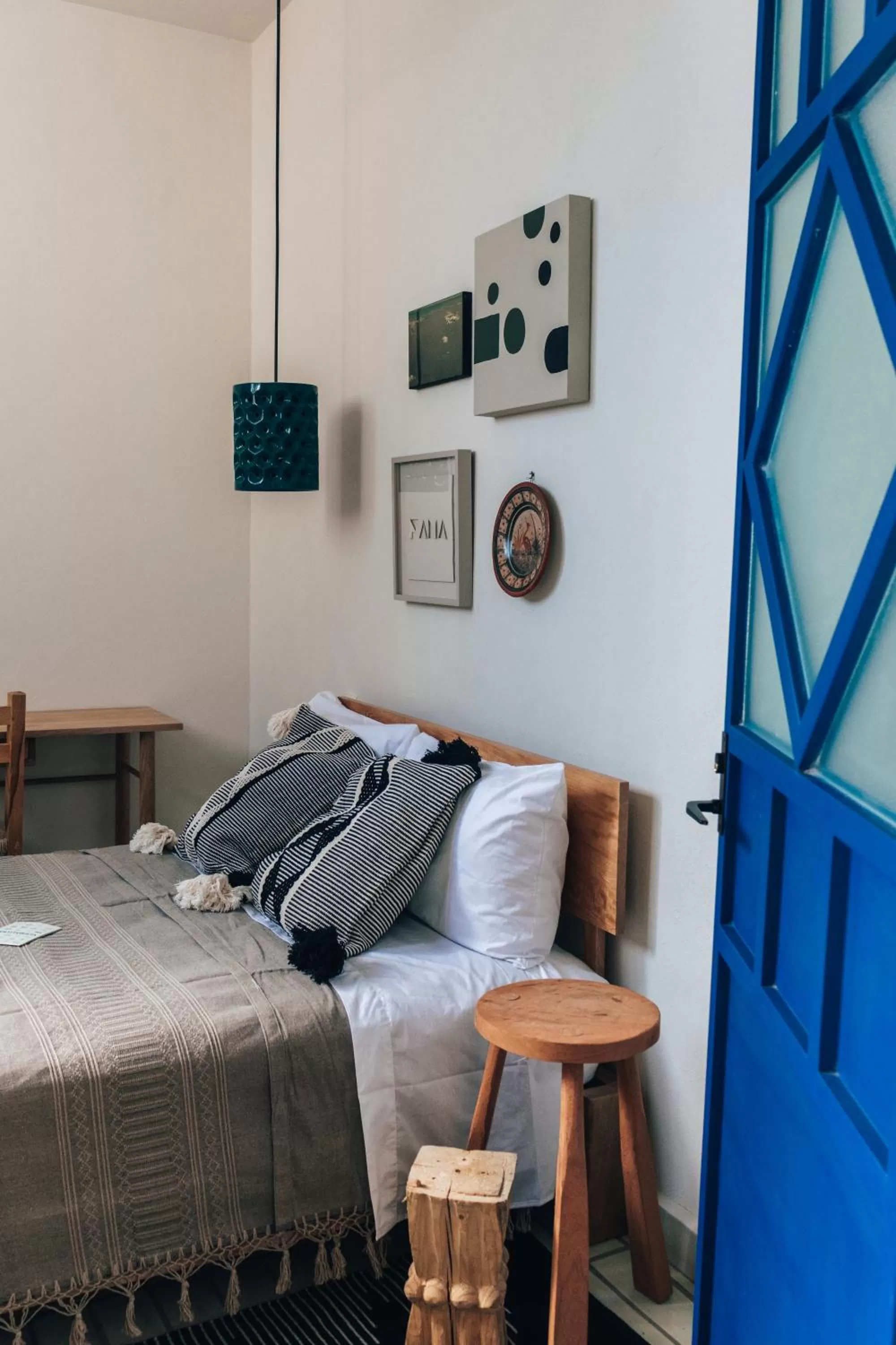 Bed in Casa Kali by Barrio México